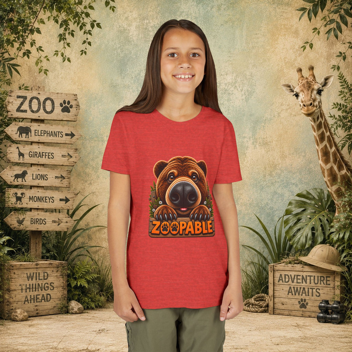 Bear Zoopable Youth Tee