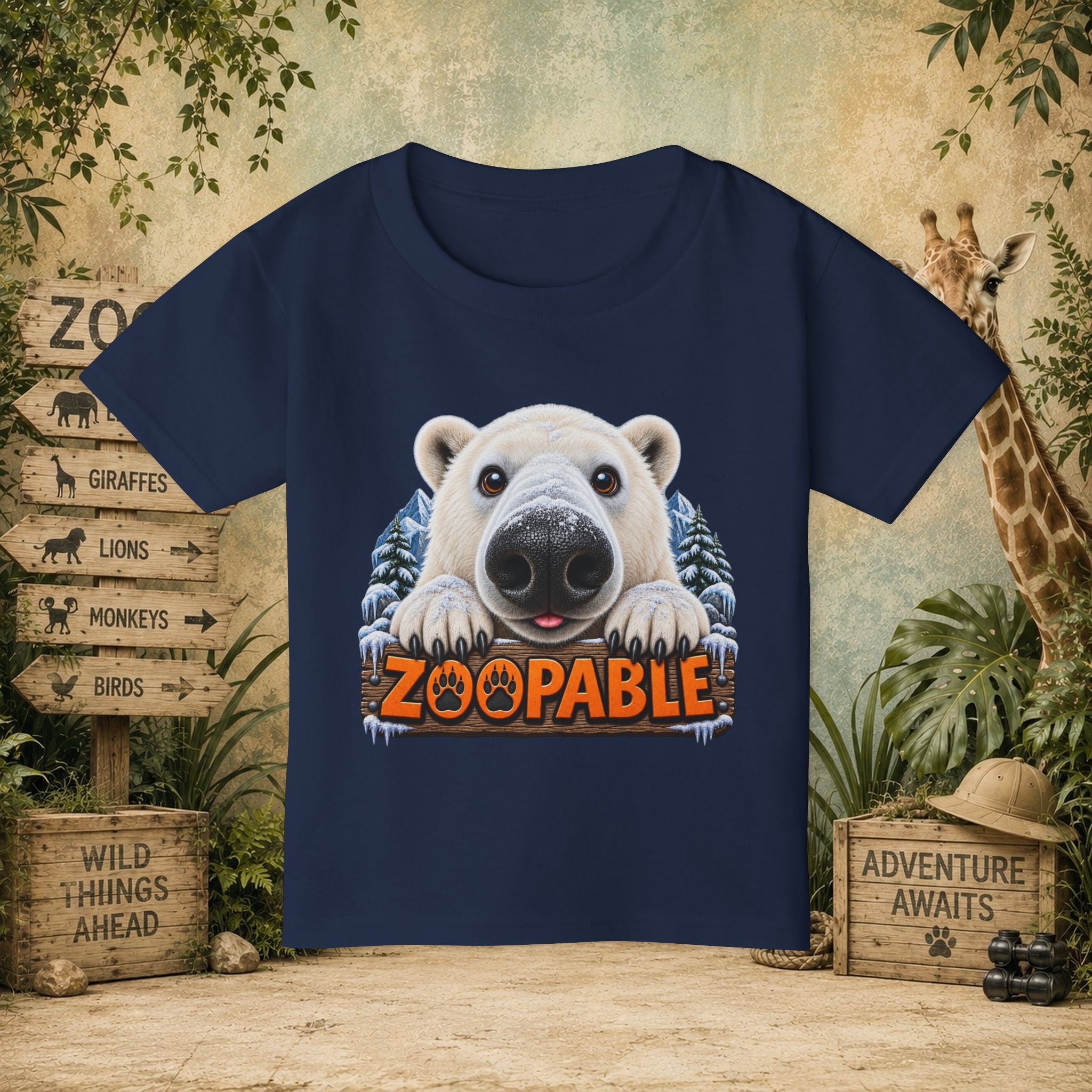 Polar Bear Zoopable T-shirt