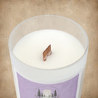 "Chasing the Light" Frosted Glass Soy Candle, 11oz