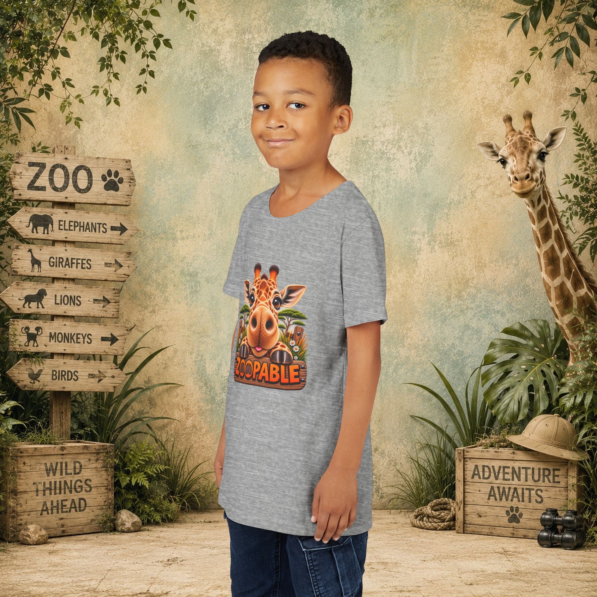 Giraffe Zoopable Youth Tee