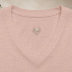 Women's Relaxed Heather CVC V-Neck Tee