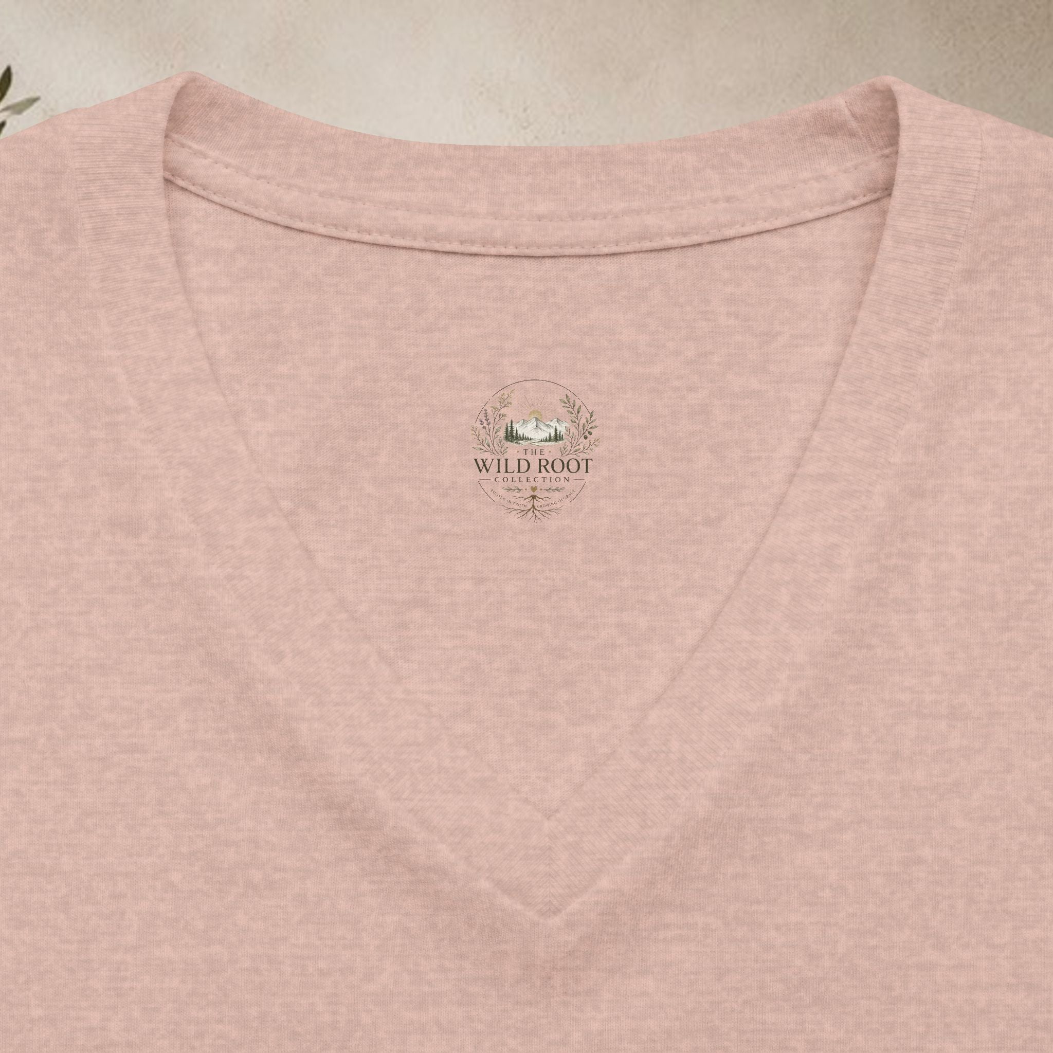 Women's Relaxed Heather CVC V-Neck Tee