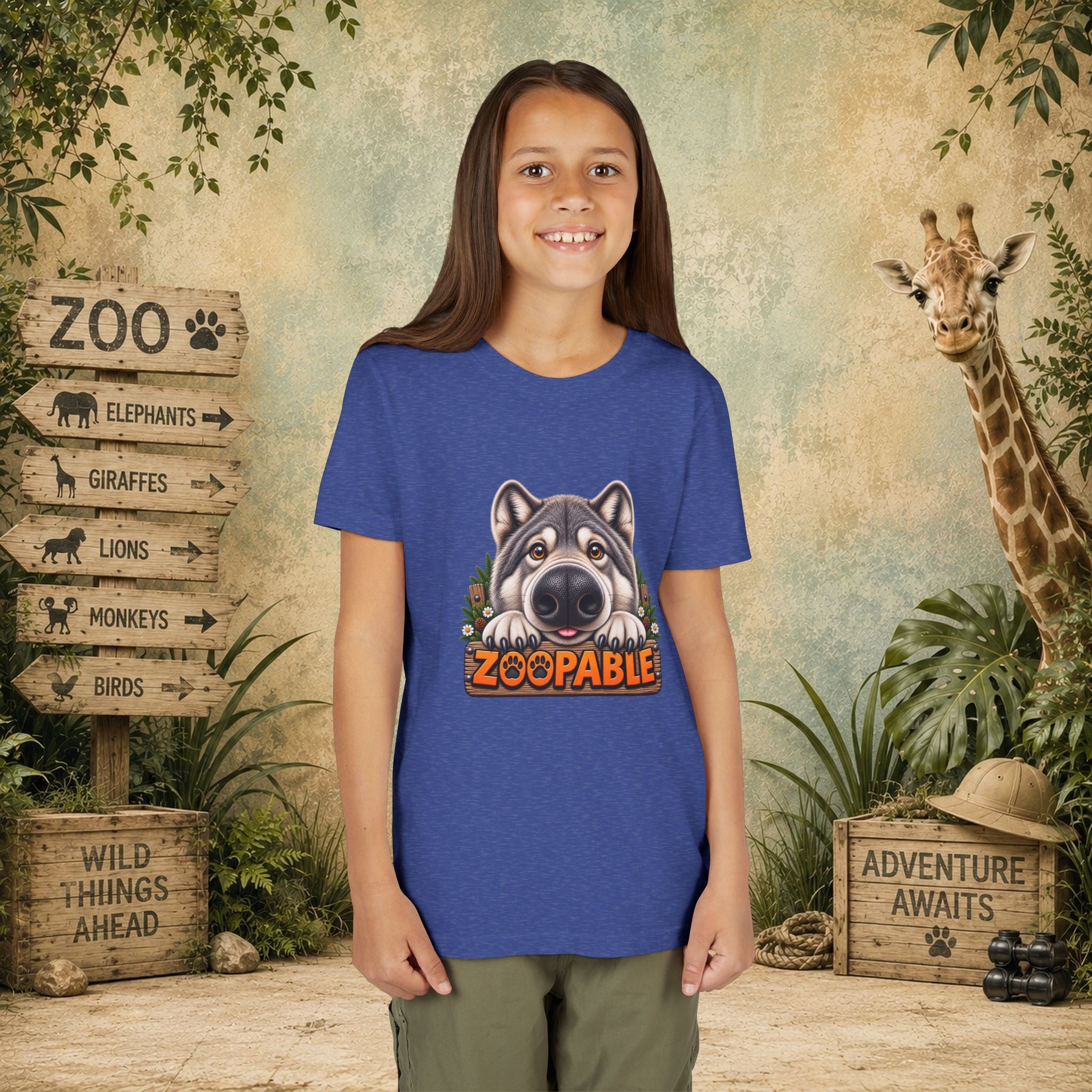 Wolf Zoopable Youth Tee