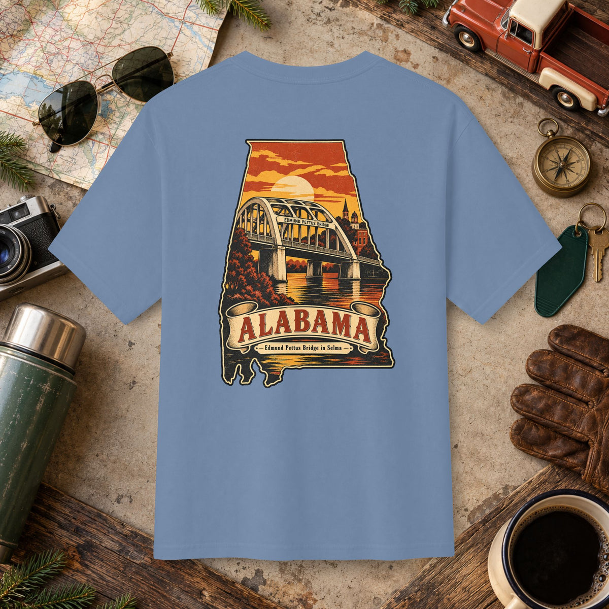 Alabama Vintage Landscape Tee