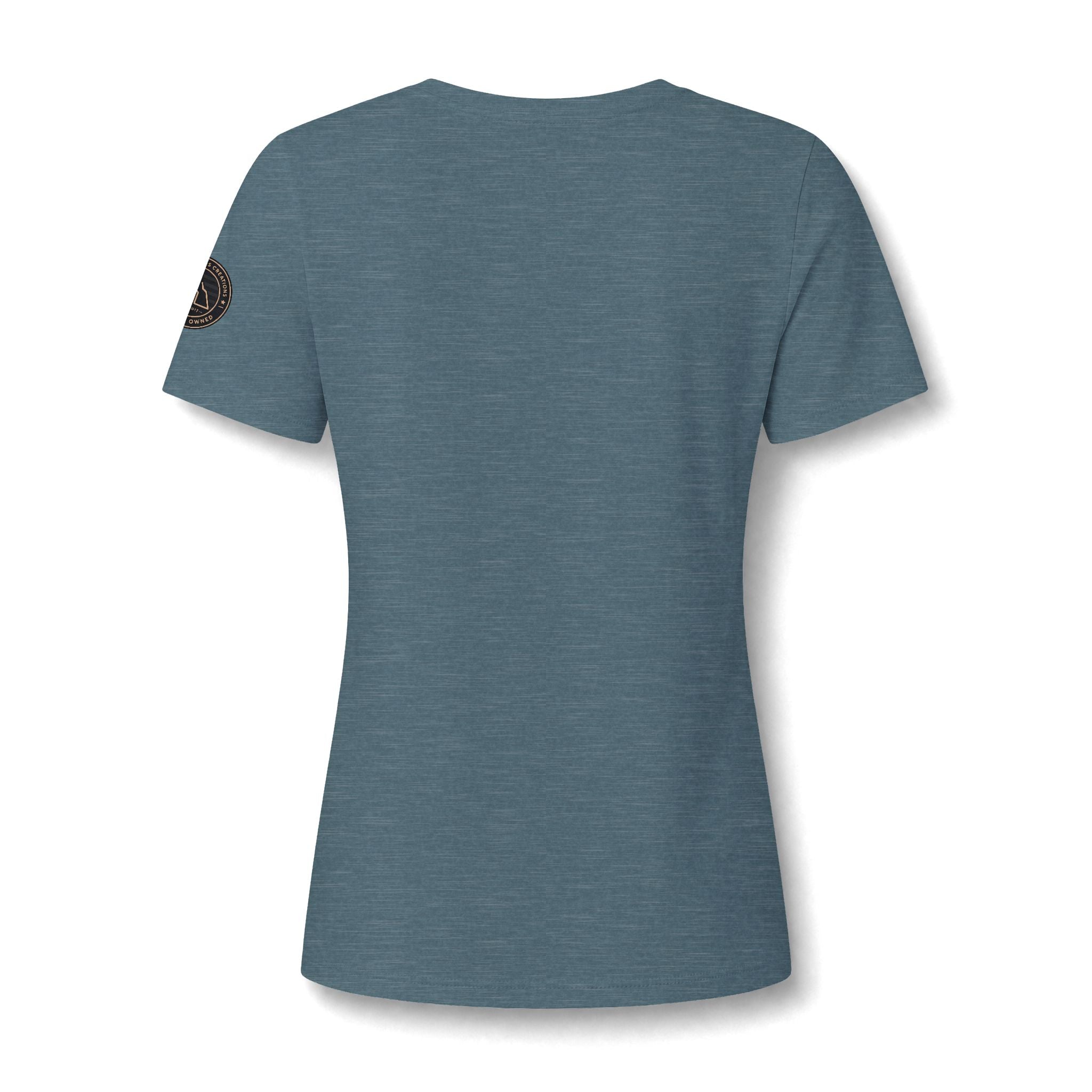 Golden Retriever V-Neck Tee — "Loyal Gentle Devoted" Dog Lover Shirt