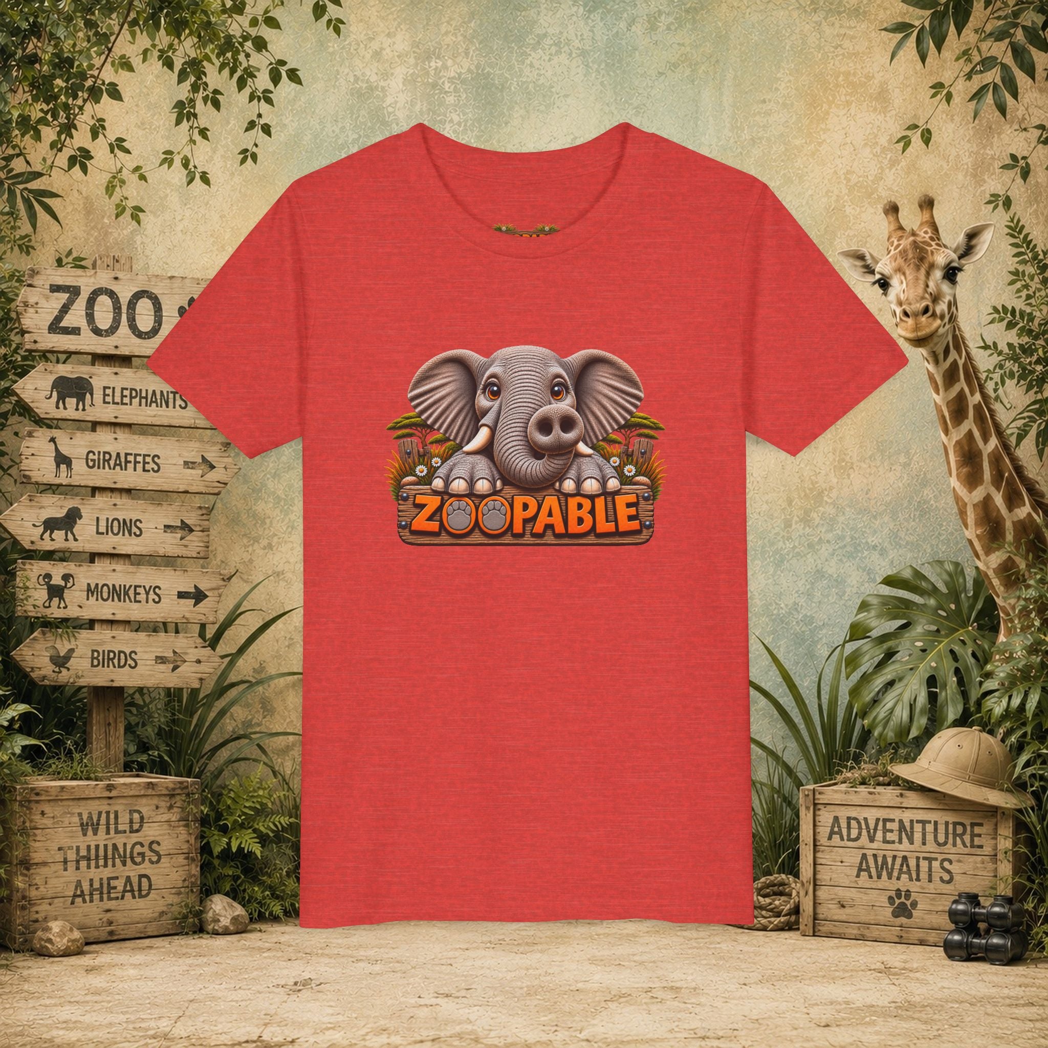 Elephant Zoopable Youth Tee