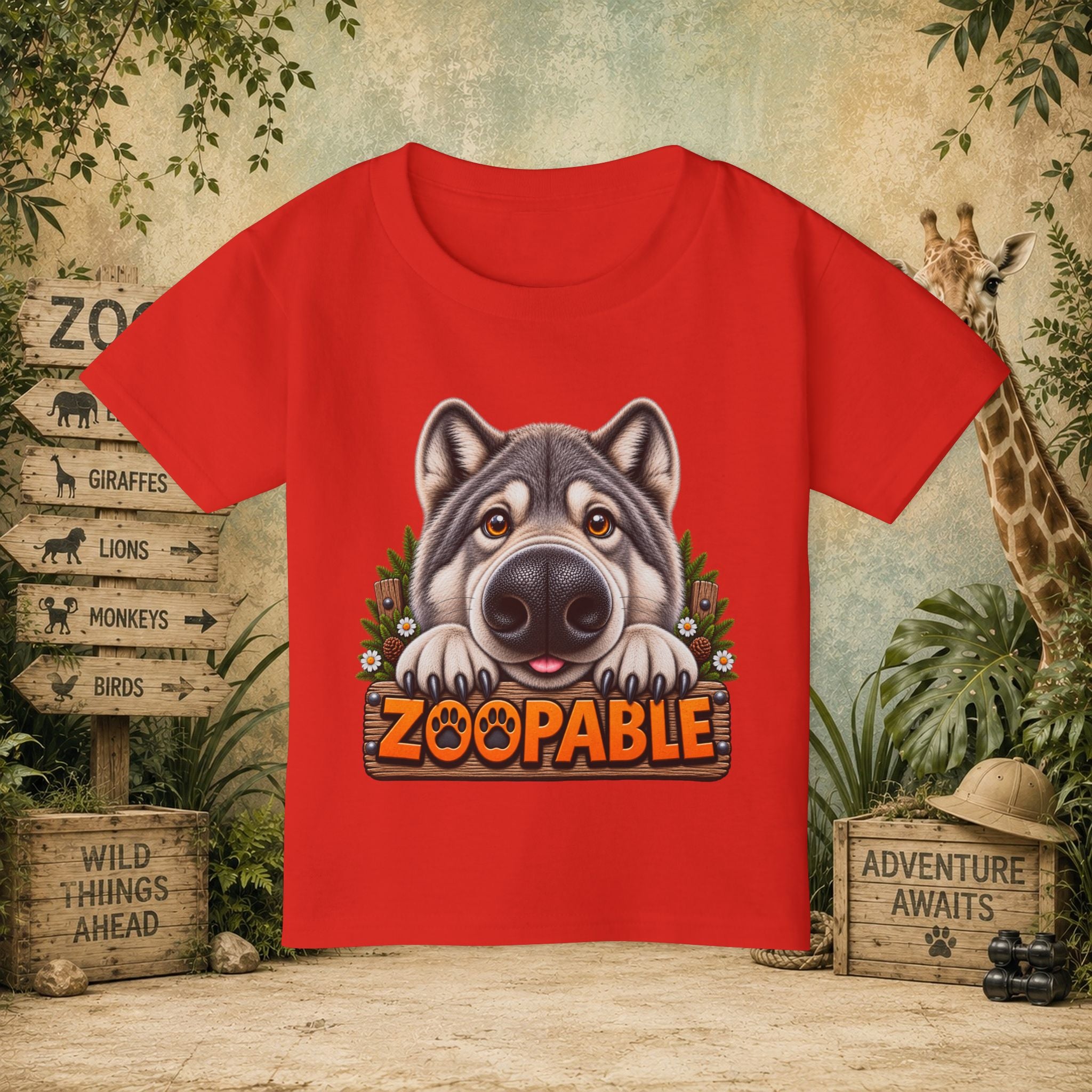 Wolf Zoopable T-shirt