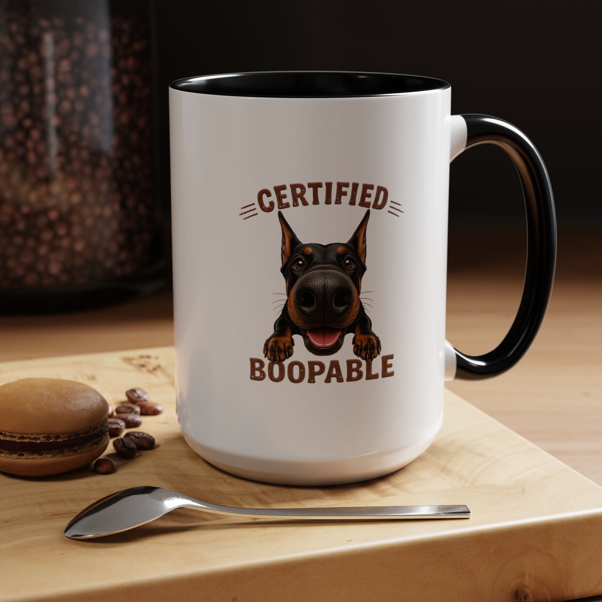 Certified Boopable Doberman — Coffee Mug 11/15oz