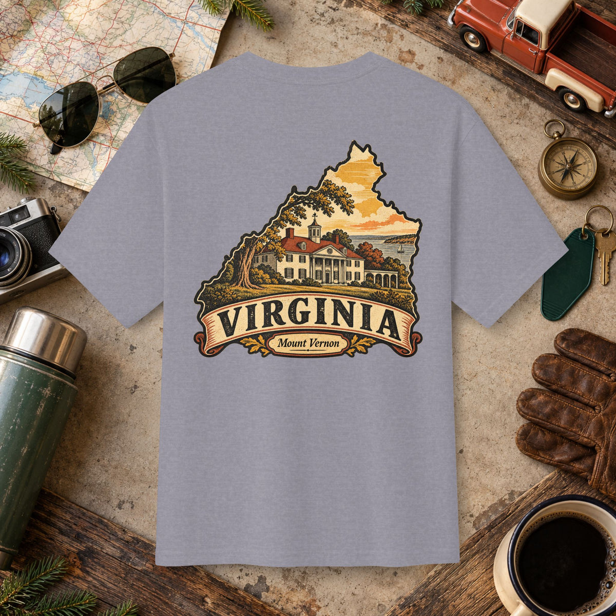 Virginia State Vintage Tee
