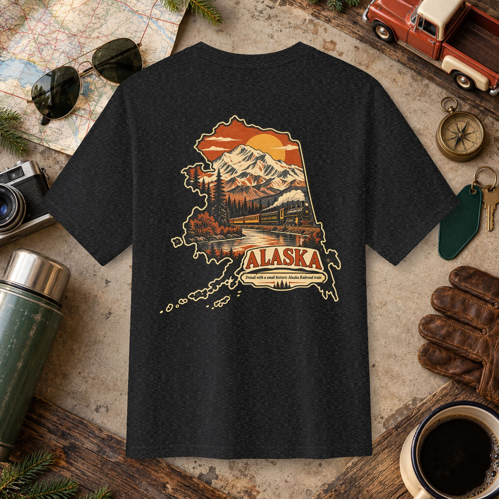 Alaska Vintage Landscape Tee