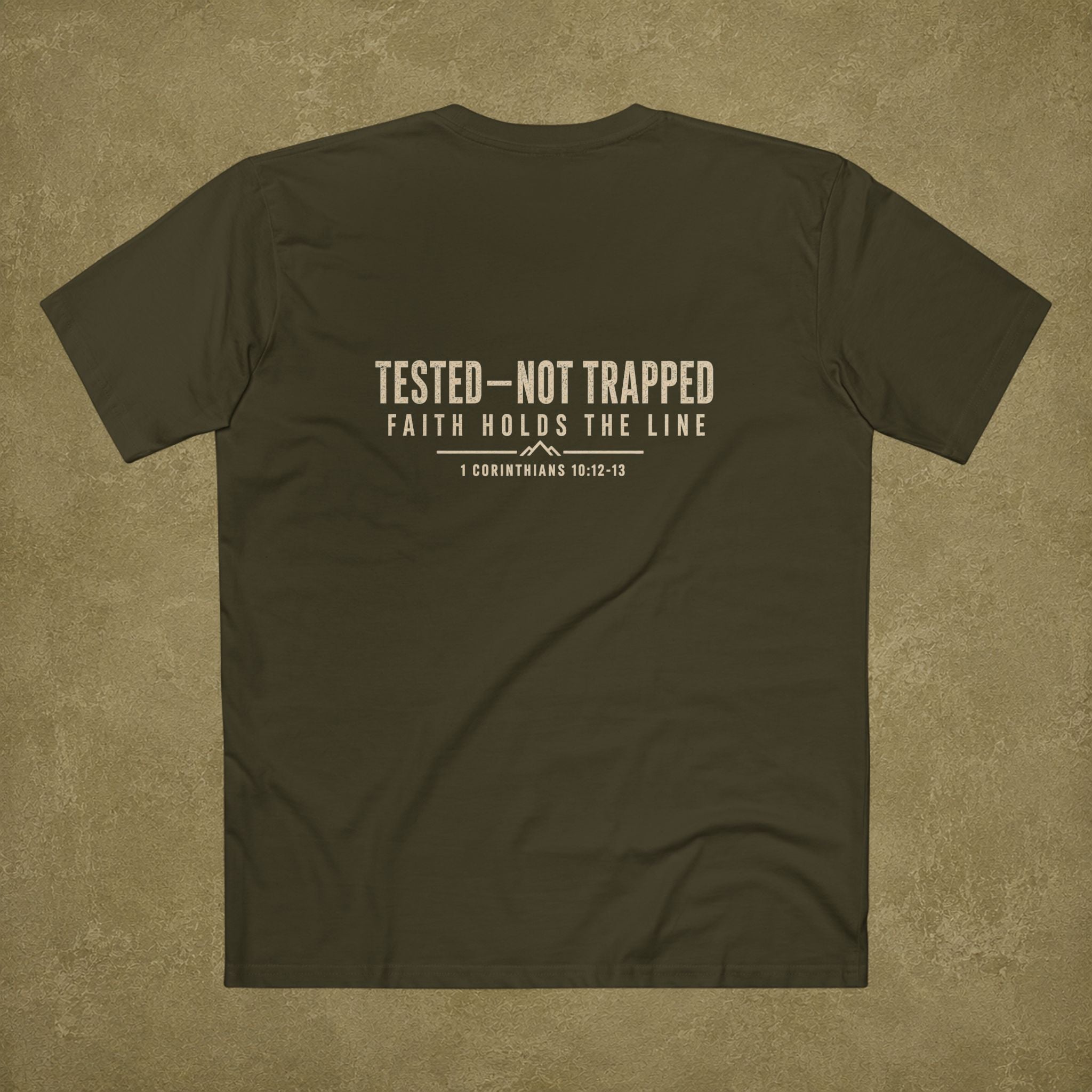 1 Corinthians 10:12-13 Men's T Shirt