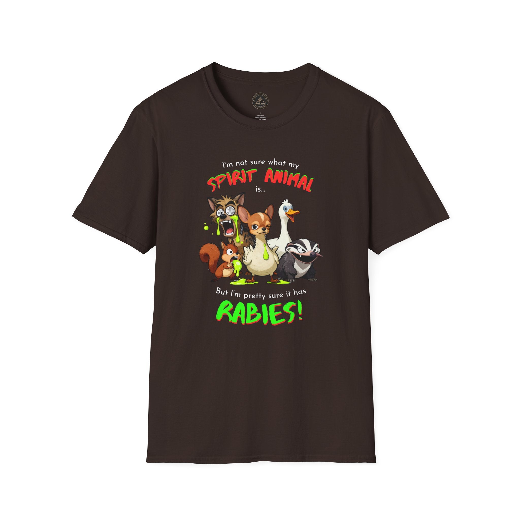 Spirit Animal T-Shirt — Mixed Up Cartoon Wildlife Graphic Tee