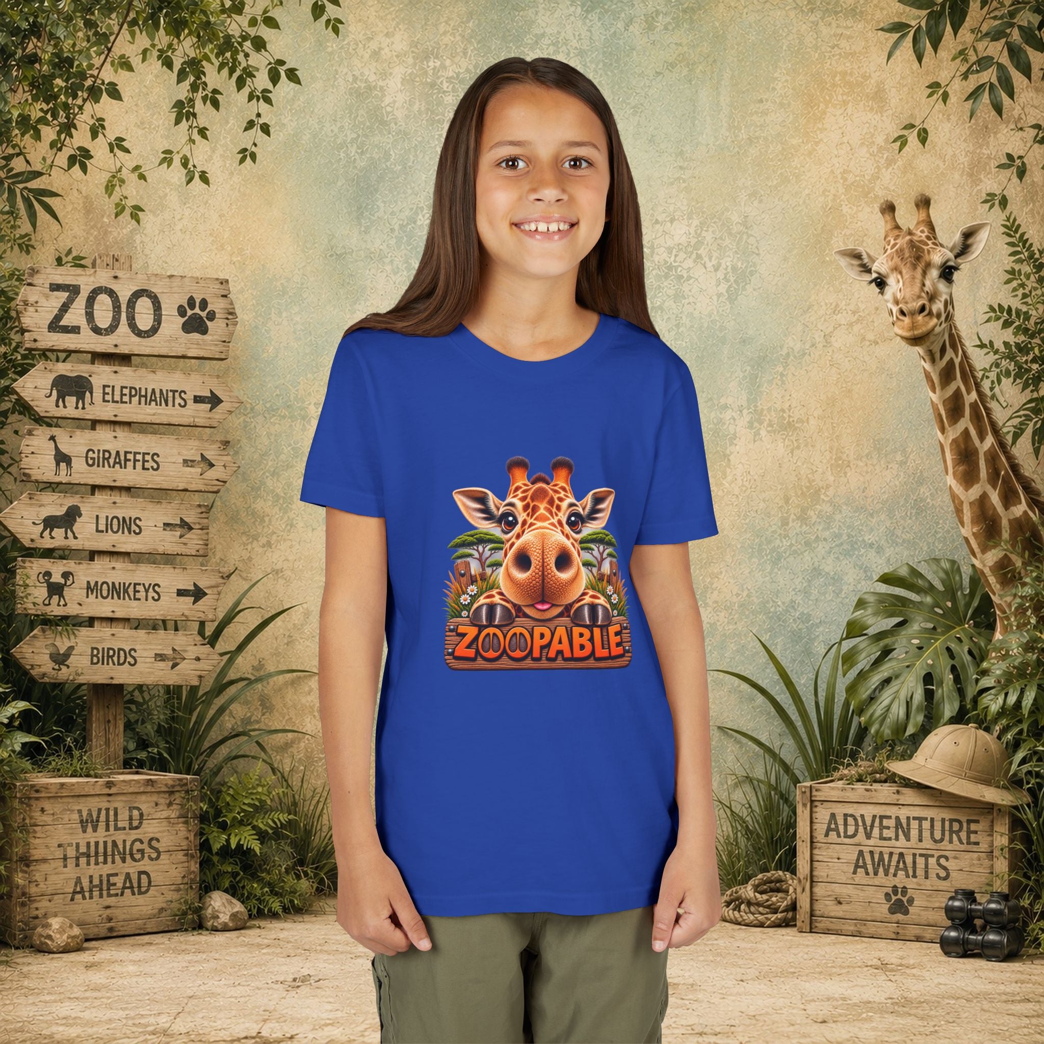 Giraffe Zoopable Youth Tee