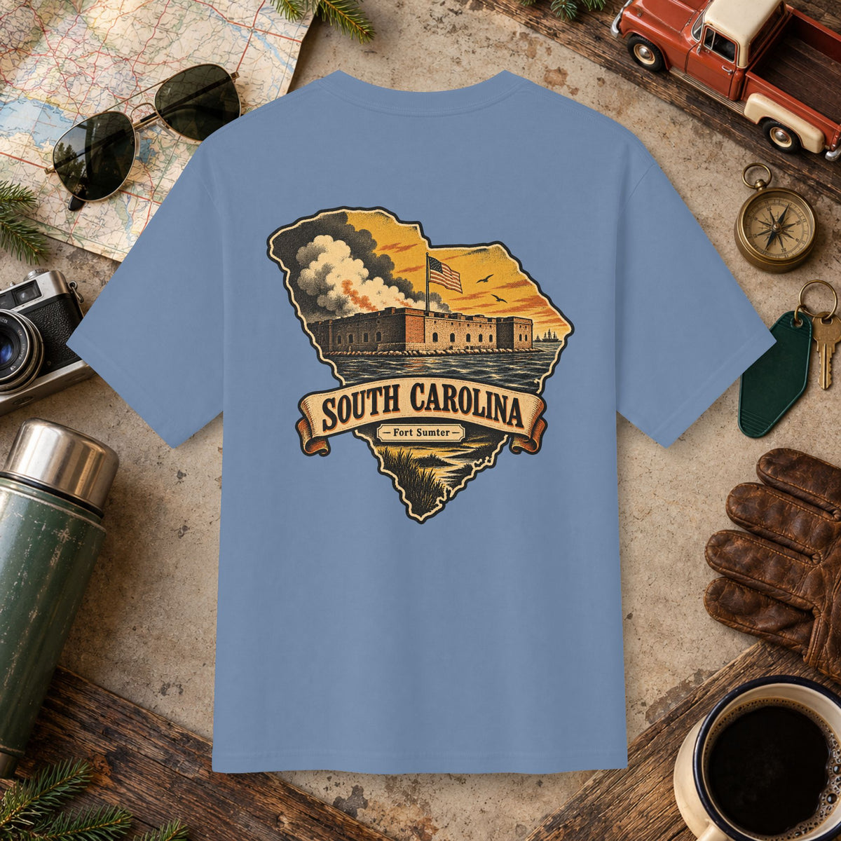 South Carolina State Vintage Tee