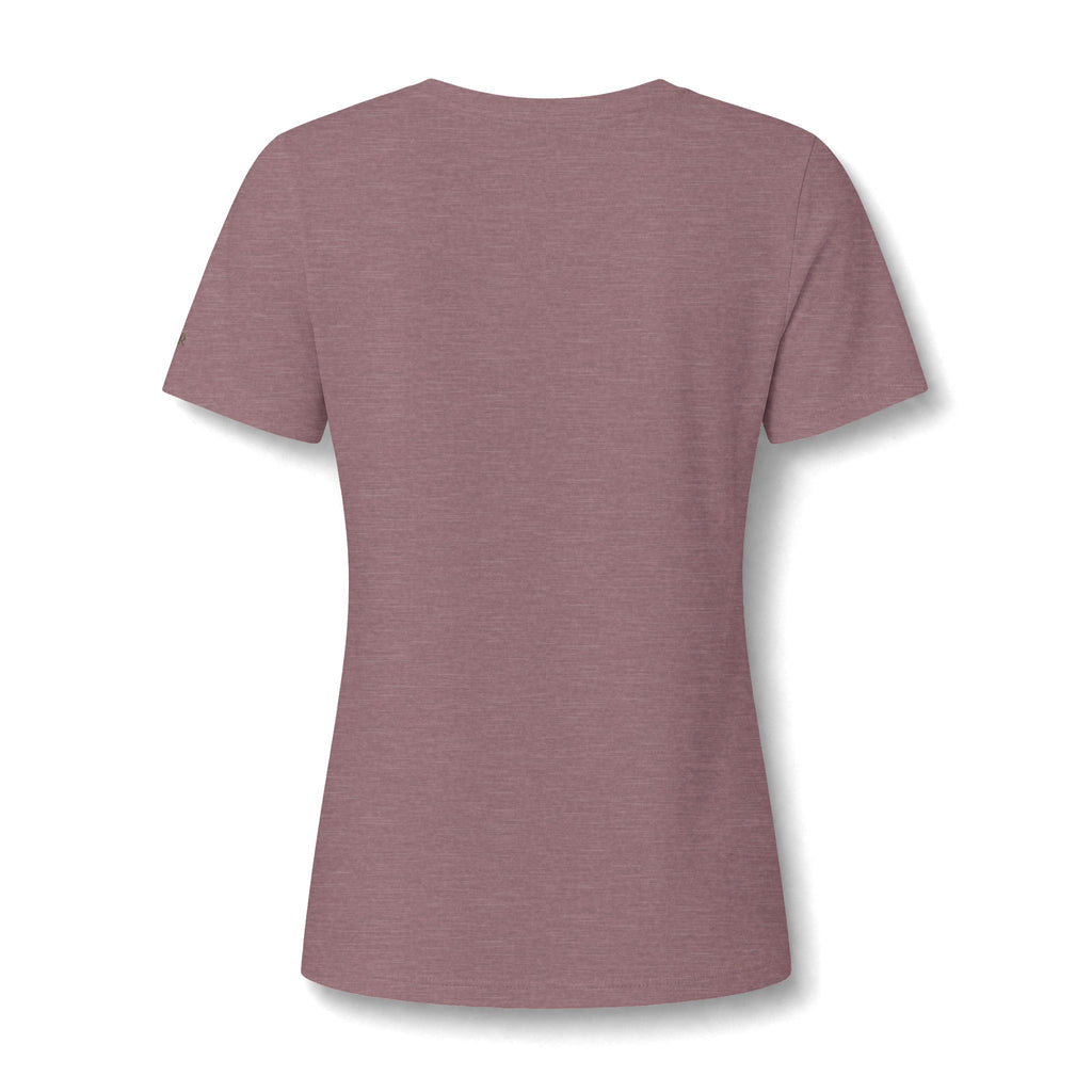 Women's Relaxed Heather CVC V-Neck Tee