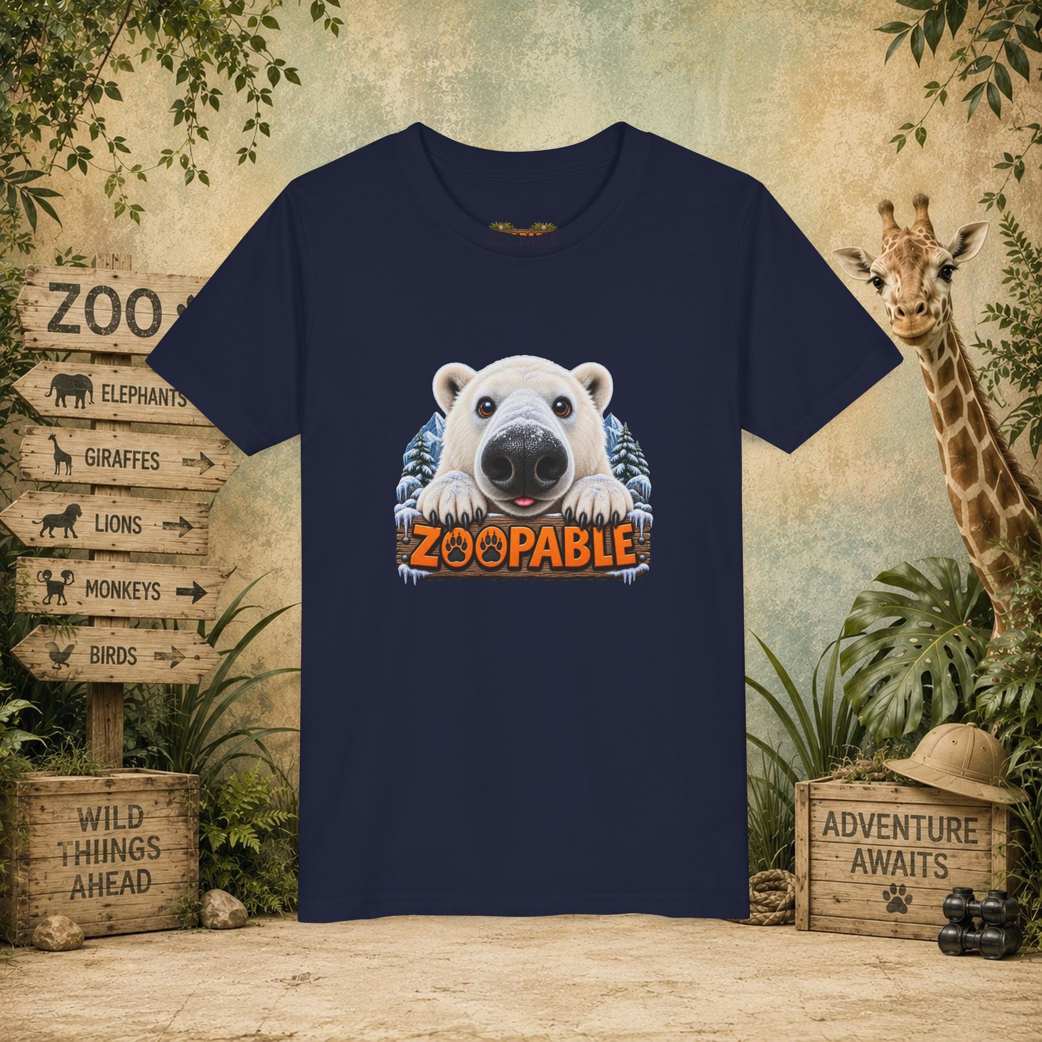 Polar Bear Zoopable Youth Tee