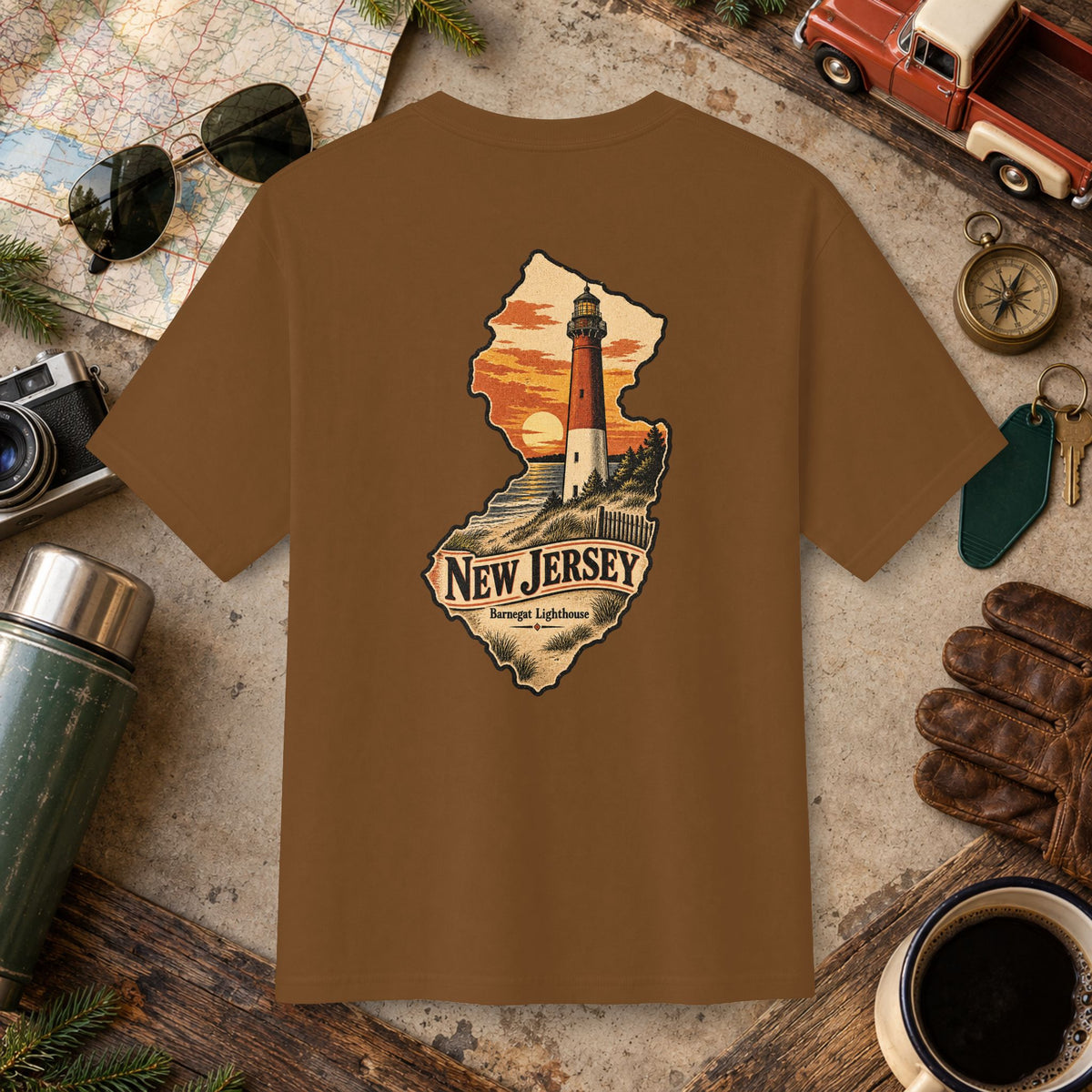 New Jersey State Vintage Tee