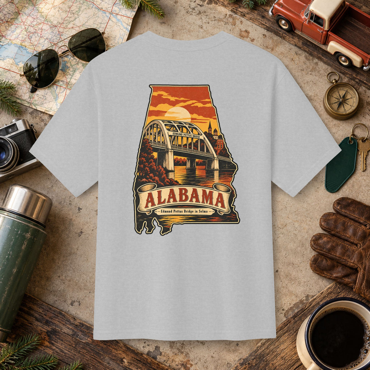 Alabama Vintage Landscape Tee