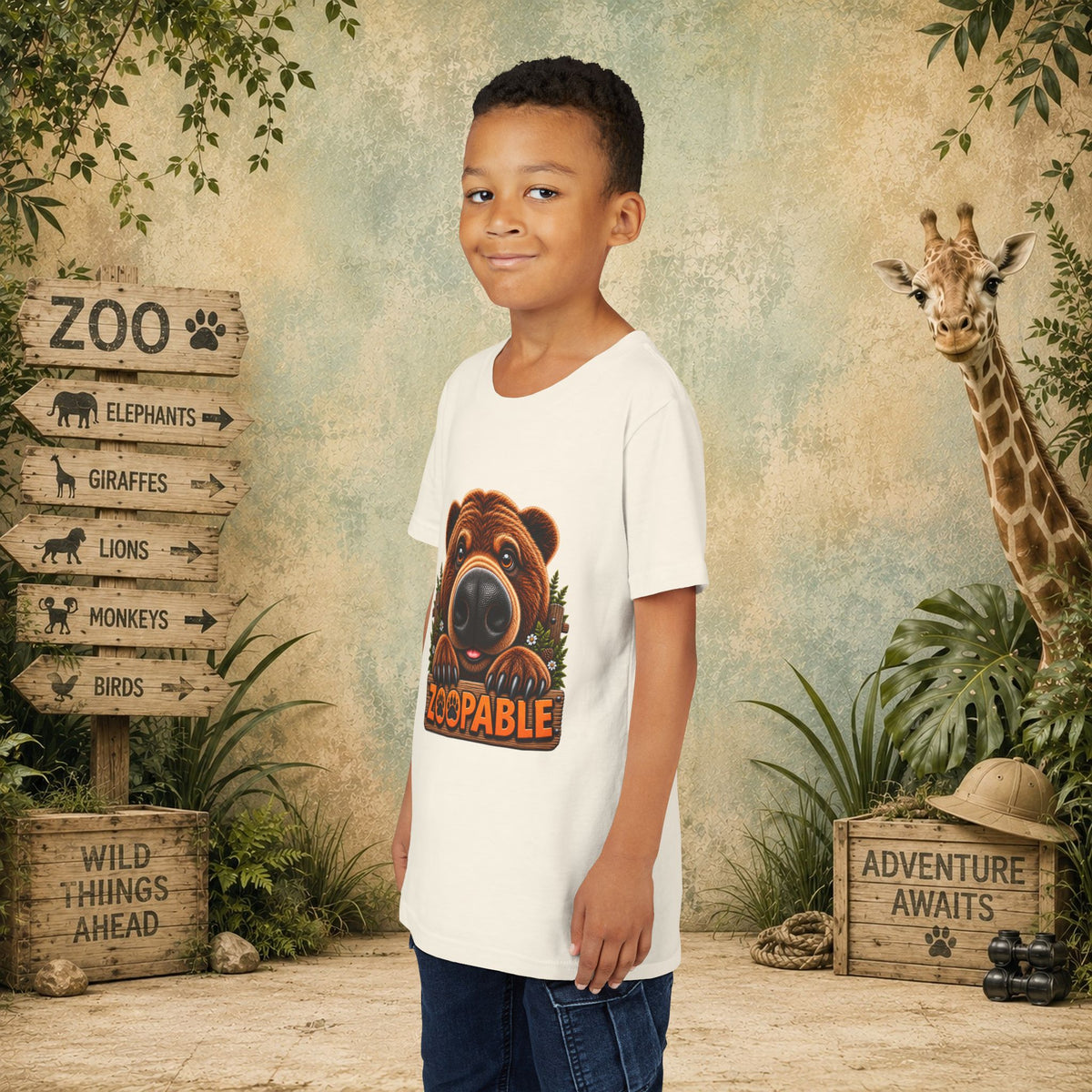 Bear Zoopable Youth Tee