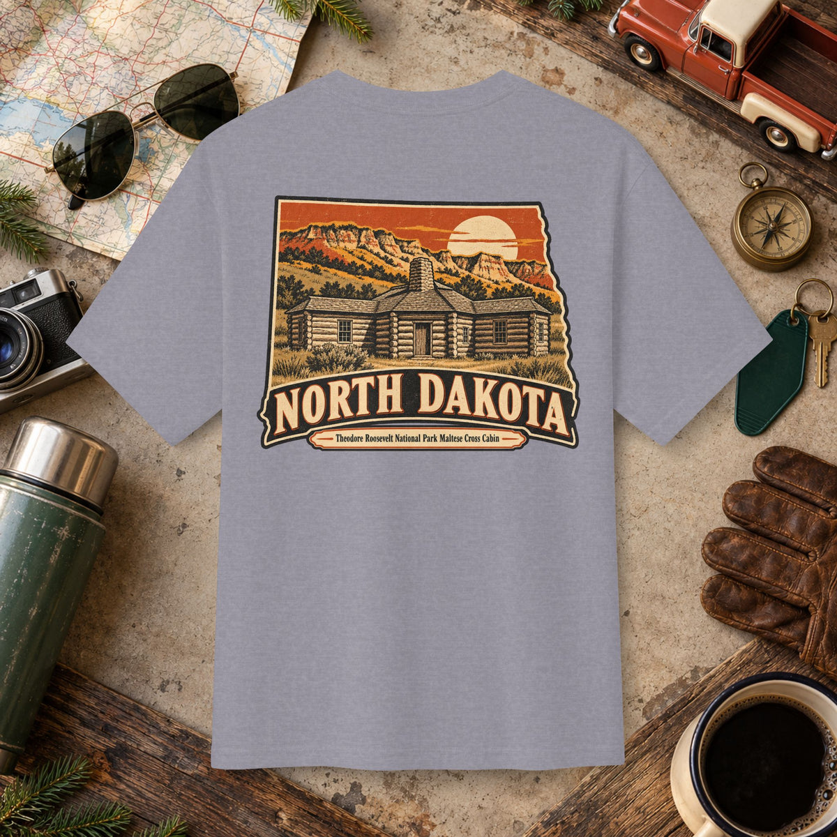 North Dakota State Vintage Tee