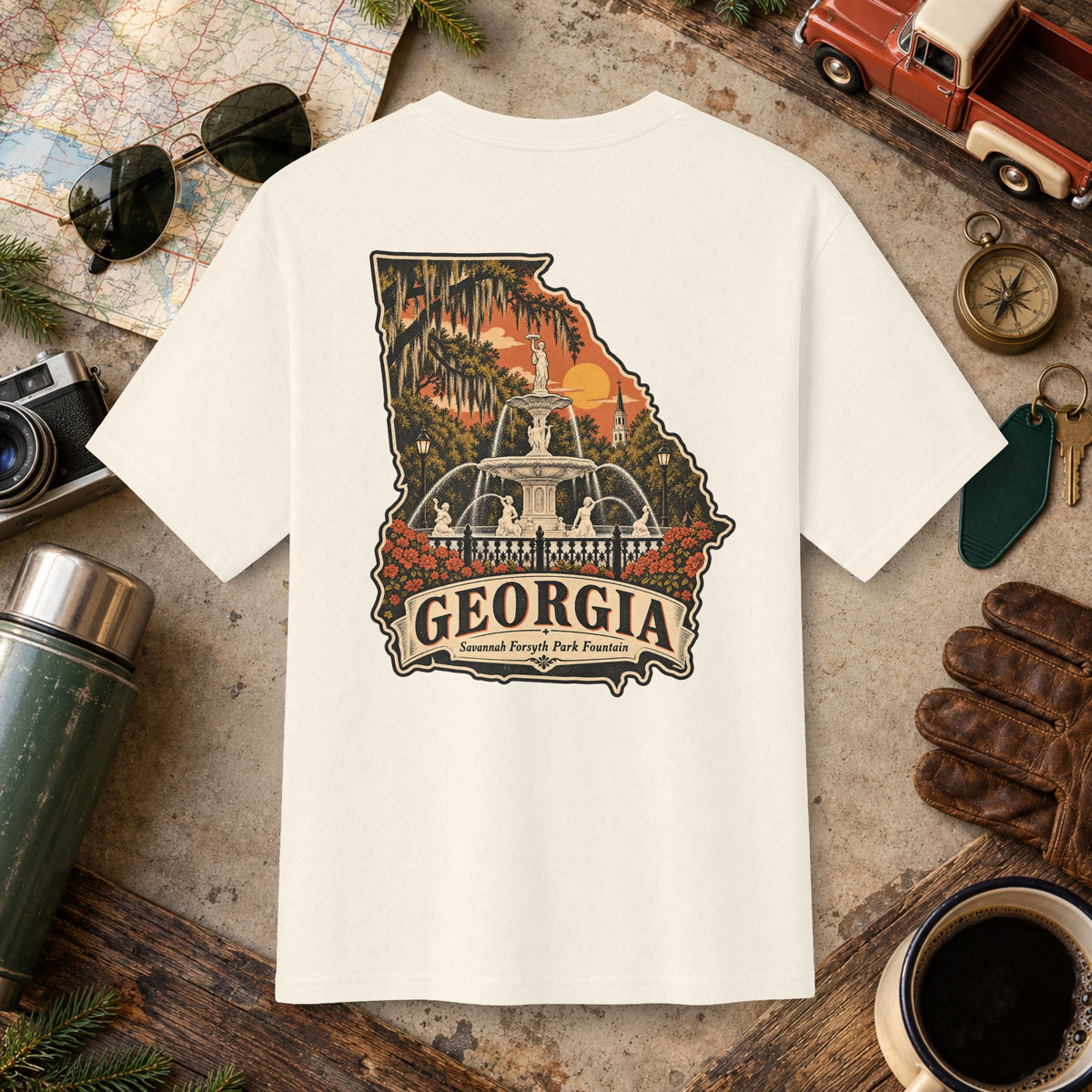 Georgia State Vintage Tee
