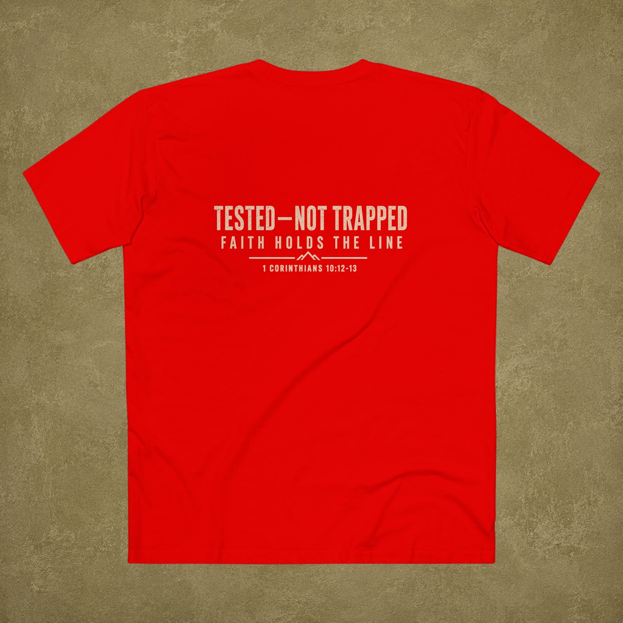 1 Corinthians 10:12-13 Men's T Shirt