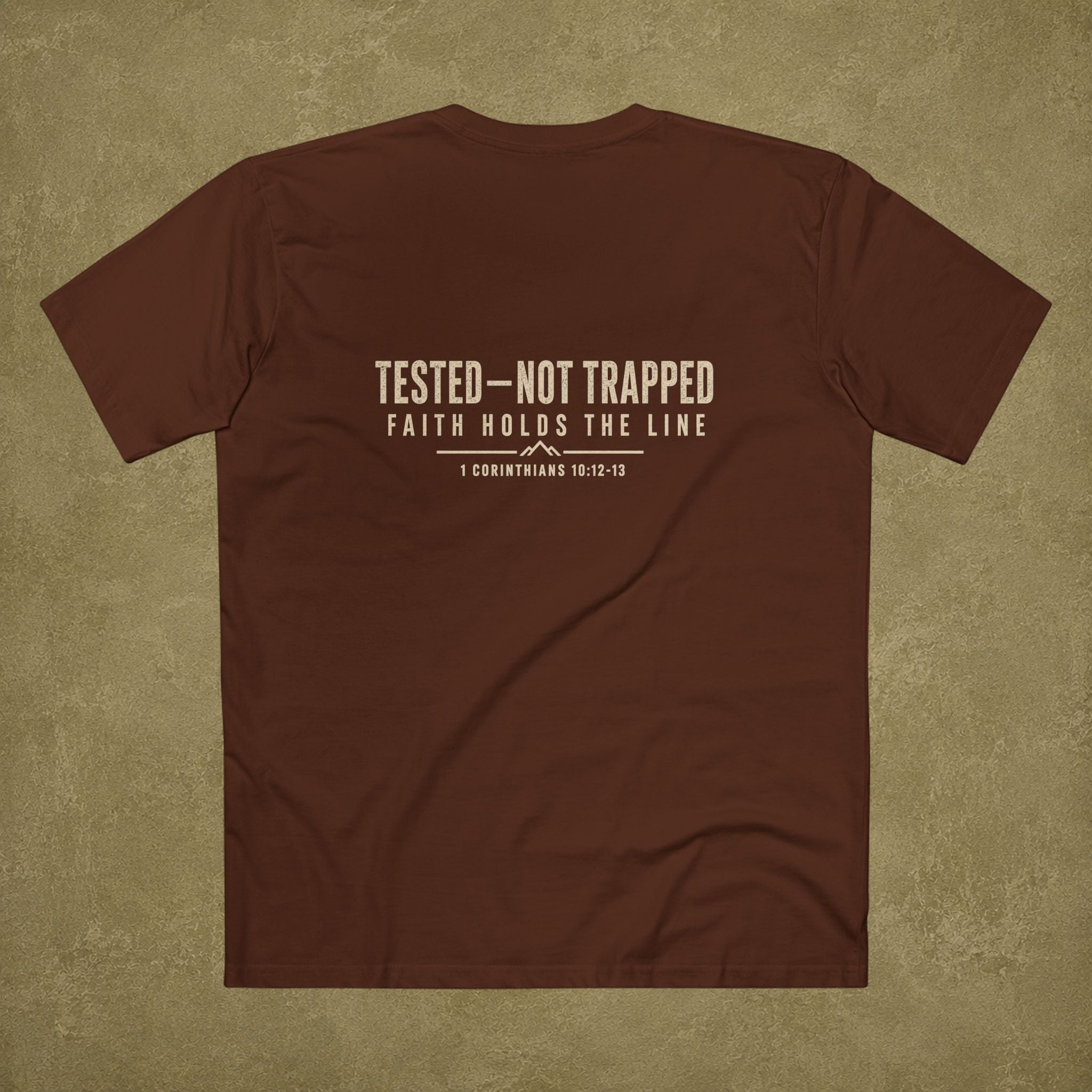 1 Corinthians 10:12-13 Men's T Shirt