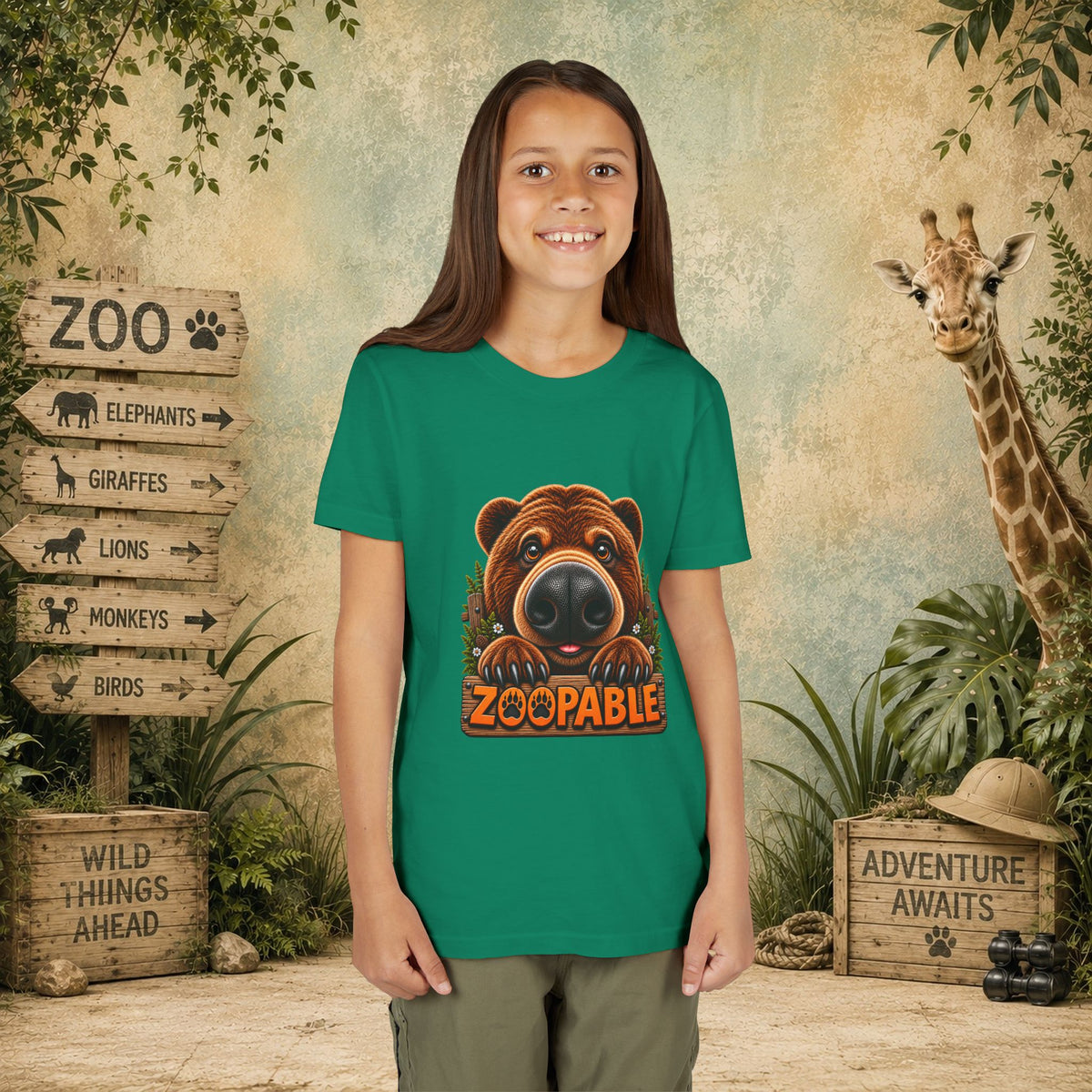 Bear Zoopable Youth Tee
