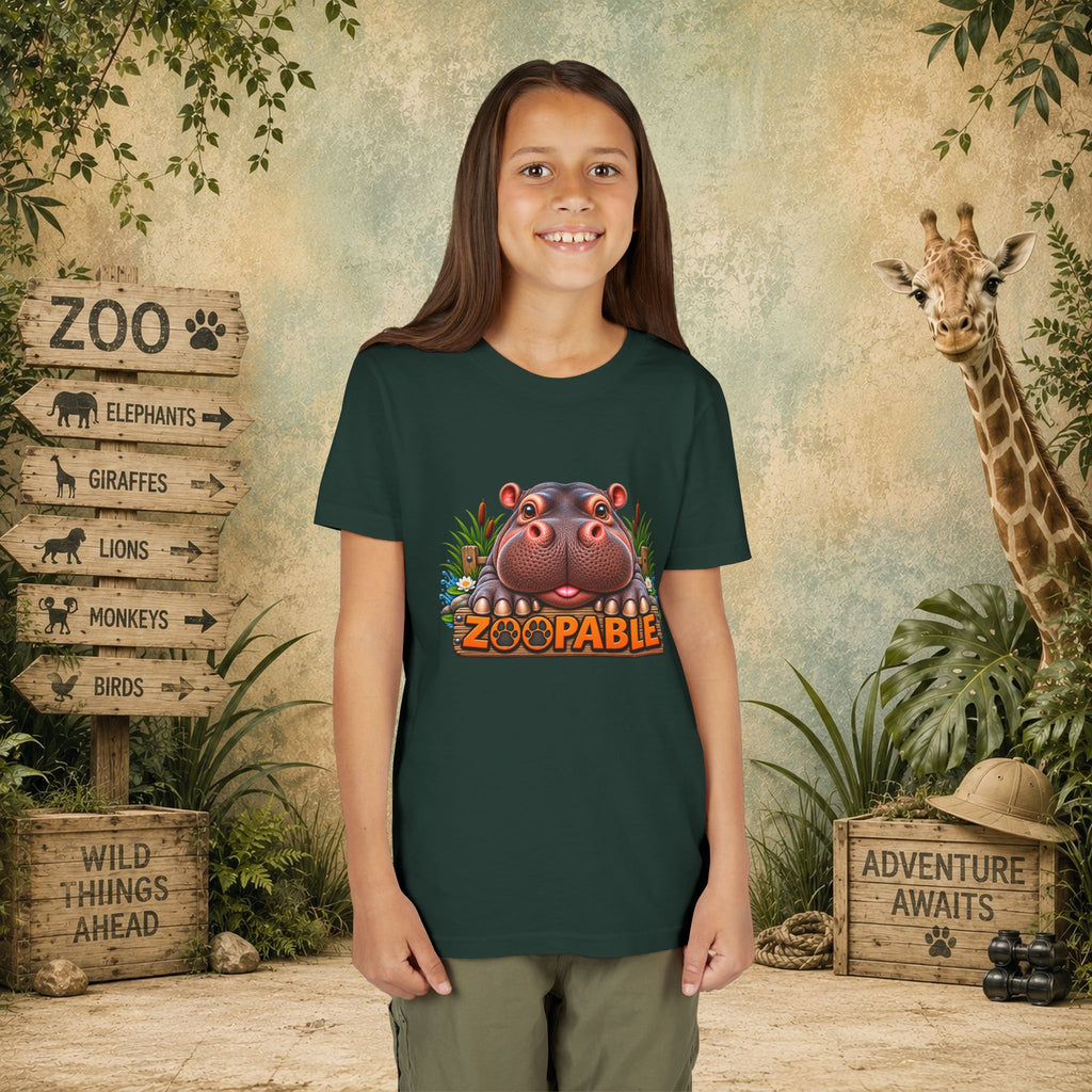 Hippopotamus Zoopable Youth Tee