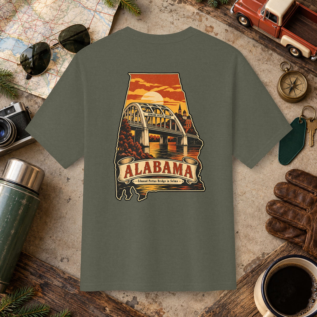 Alabama Vintage Landscape Tee