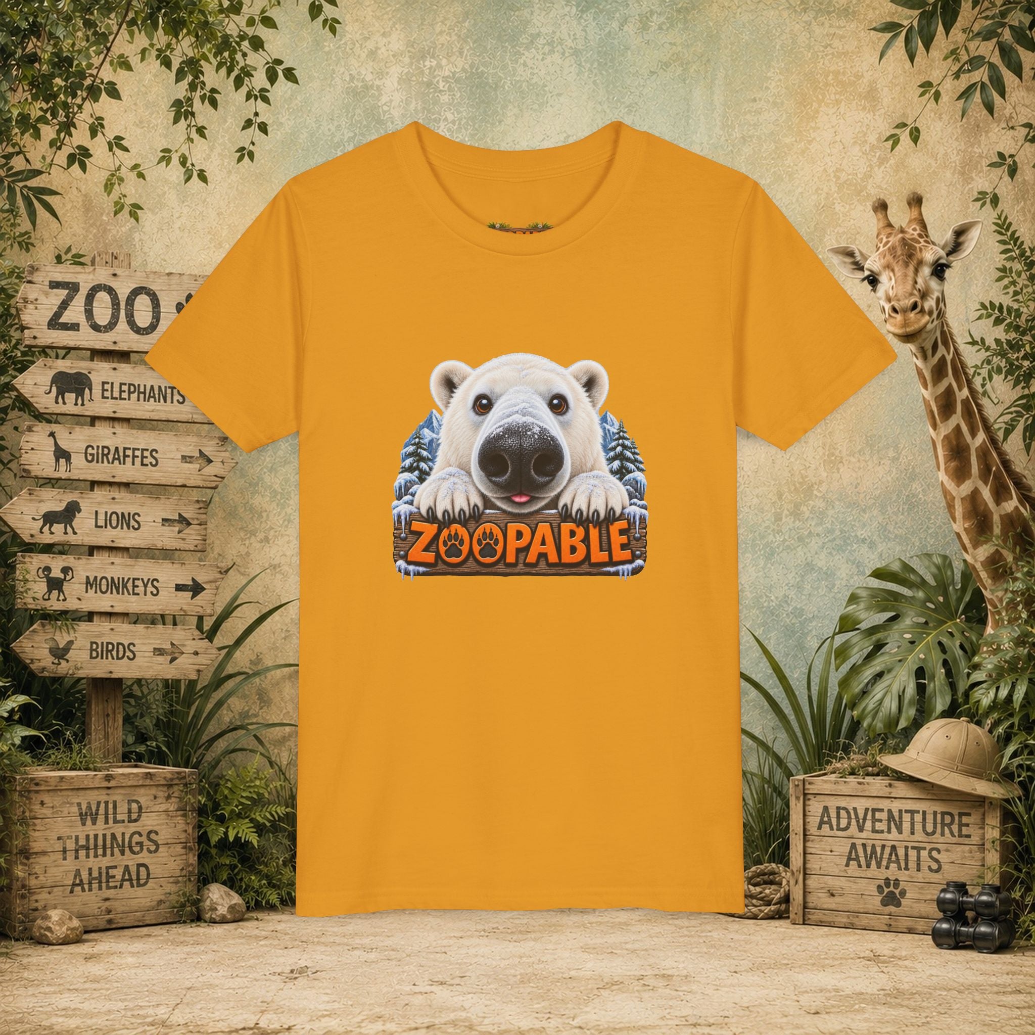 Polar Bear Zoopable Youth Tee