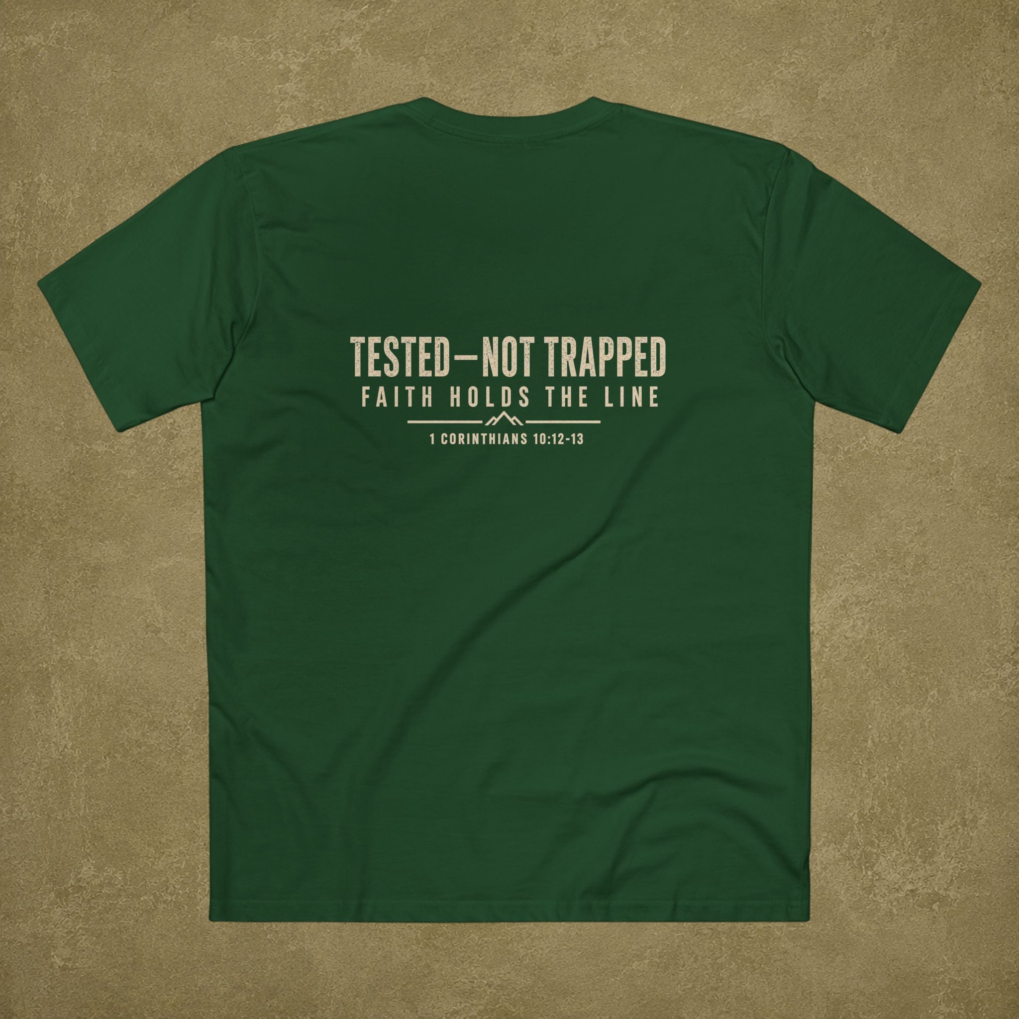 1 Corinthians 10:12-13 Men's T Shirt