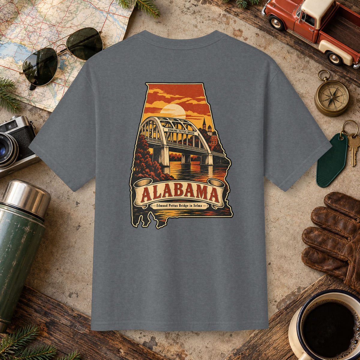 Alabama Vintage Landscape Tee