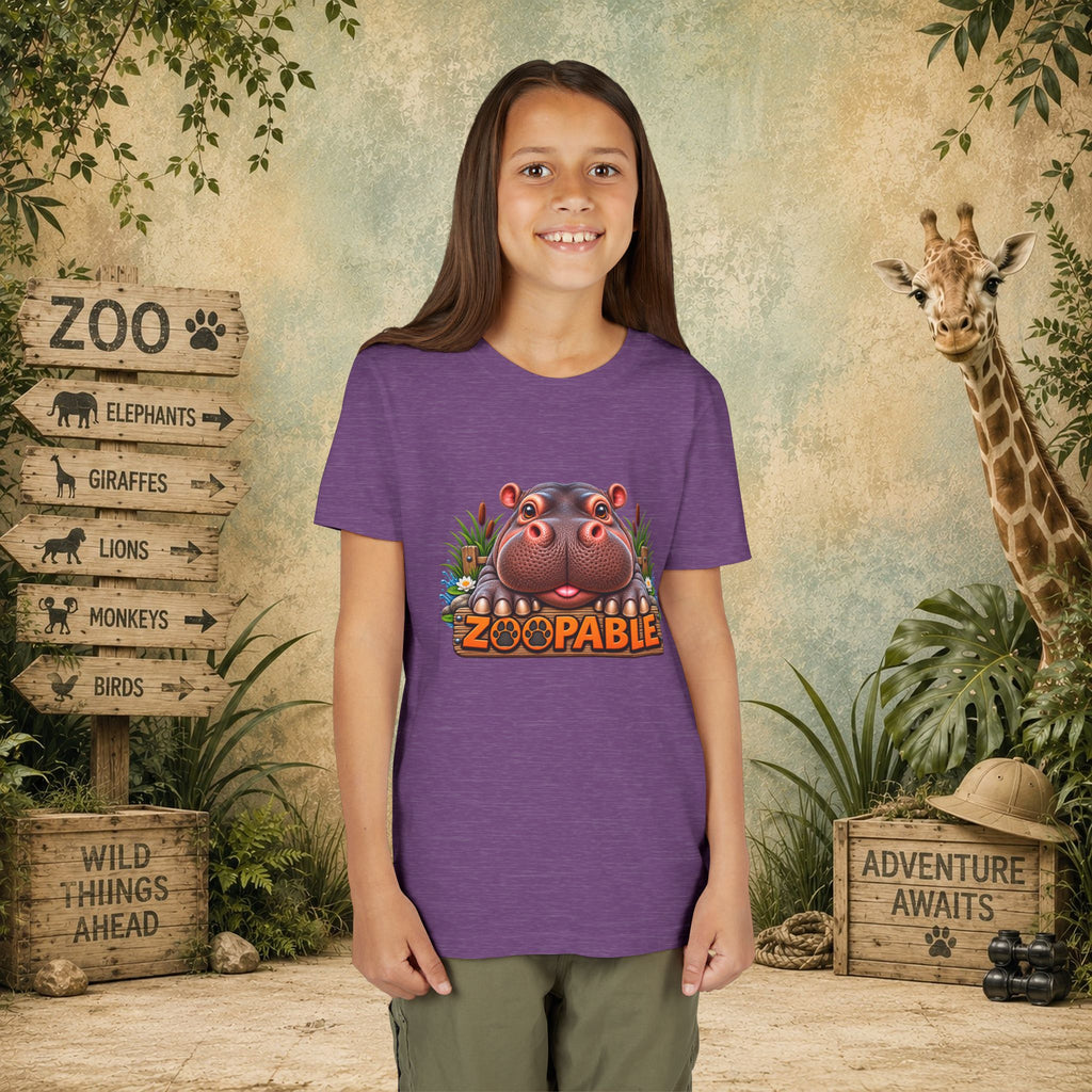 Hippopotamus Zoopable Youth Tee