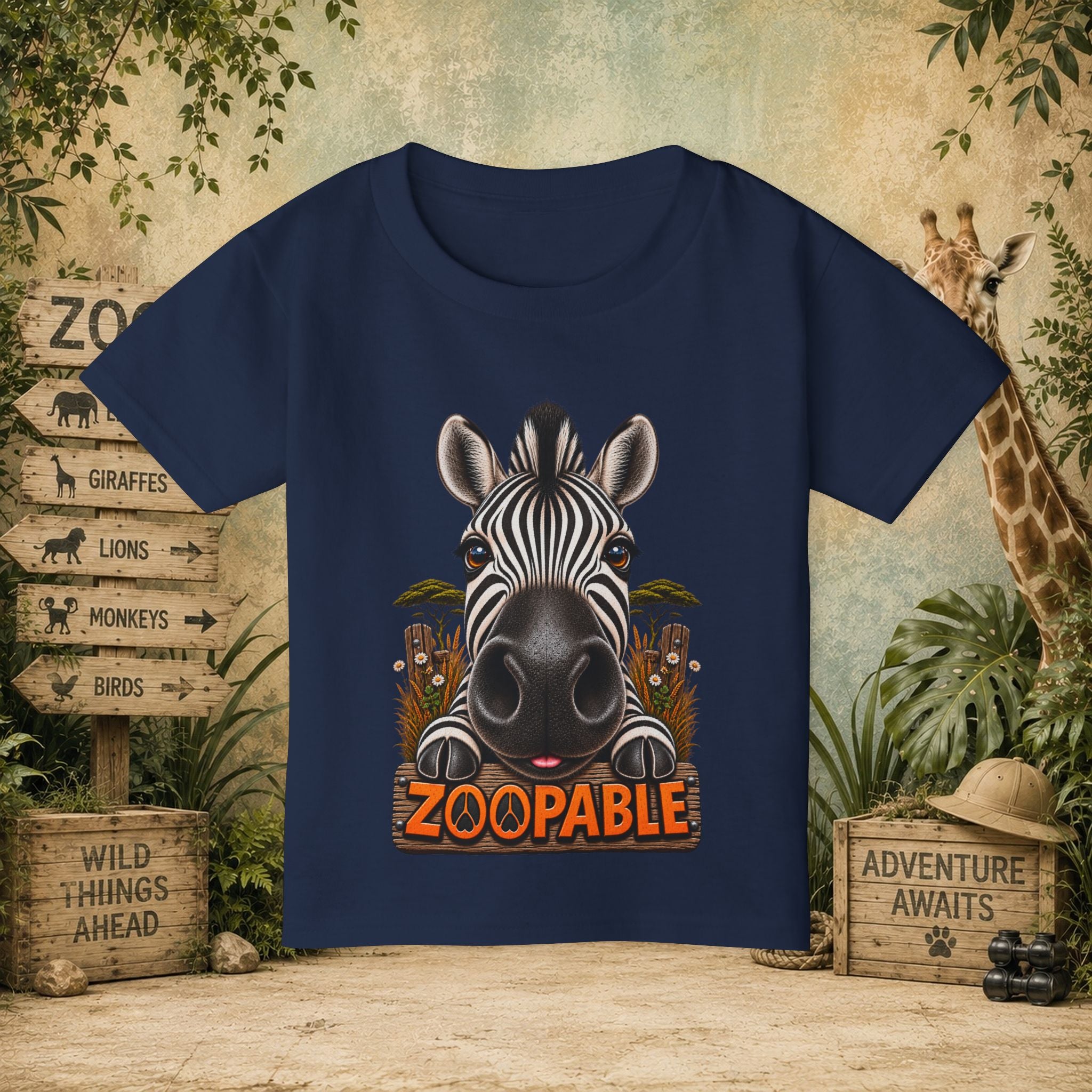 Zebra Zoopable T-shirt