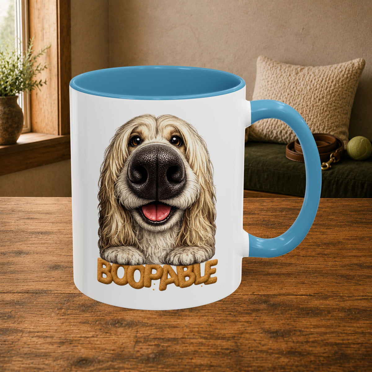 Boopable Afghan Hound — Coffee Mug 11oz
