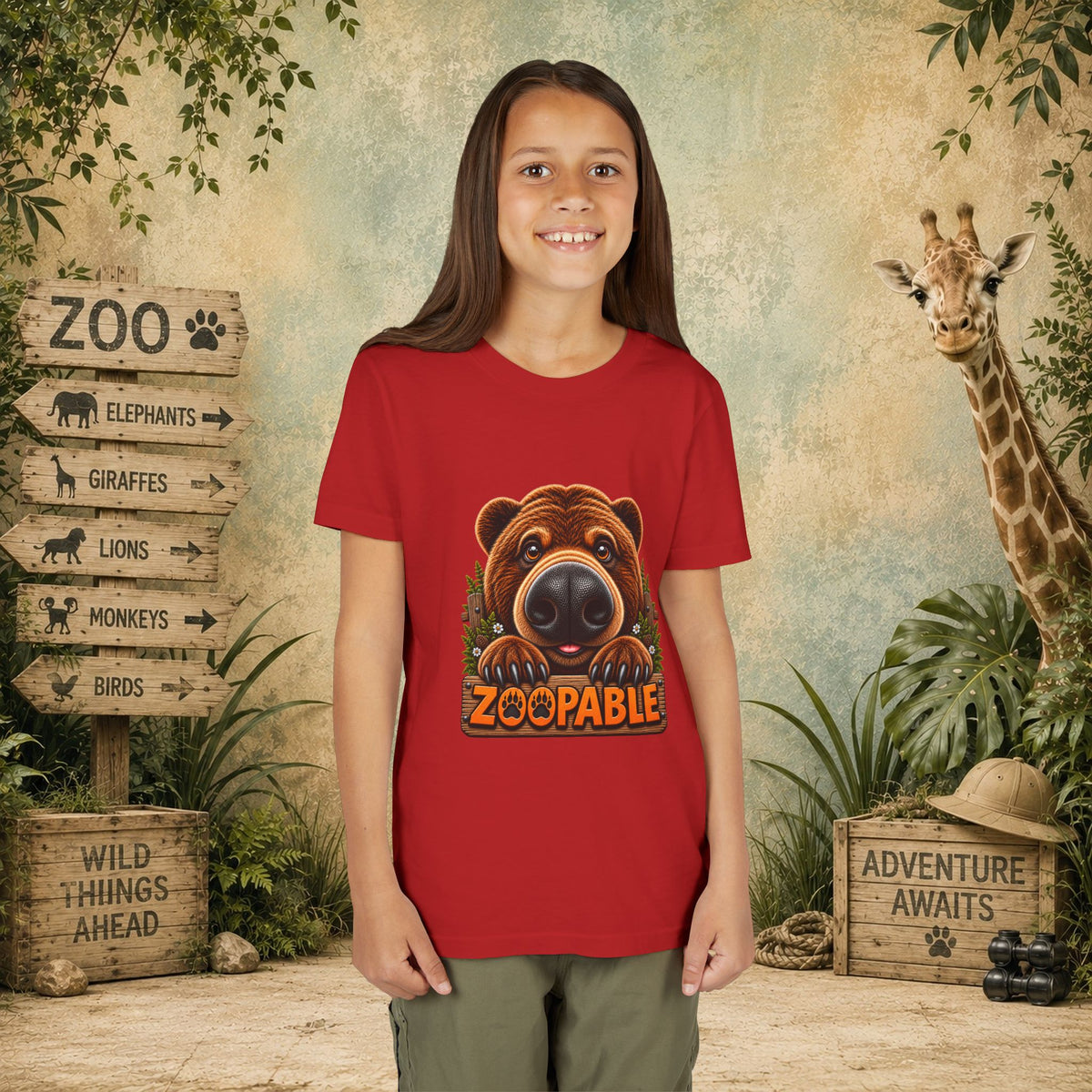 Bear Zoopable Youth Tee