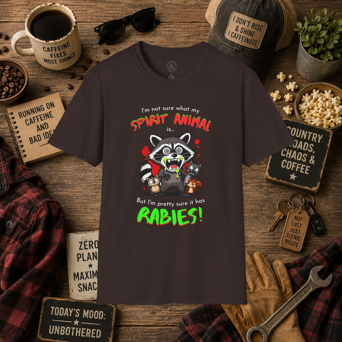Spirit Animal Babies T-Shirt — Cute Cartoon Wildlife Graphic Tee