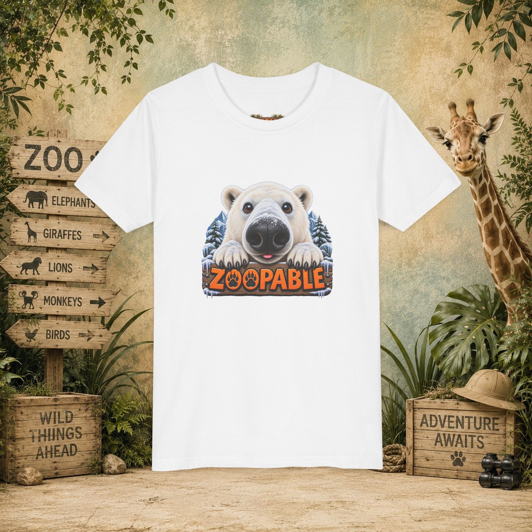 Polar Bear Zoopable Youth Tee