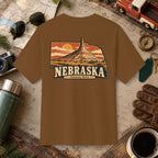 Nebraska State Vintage Tee
