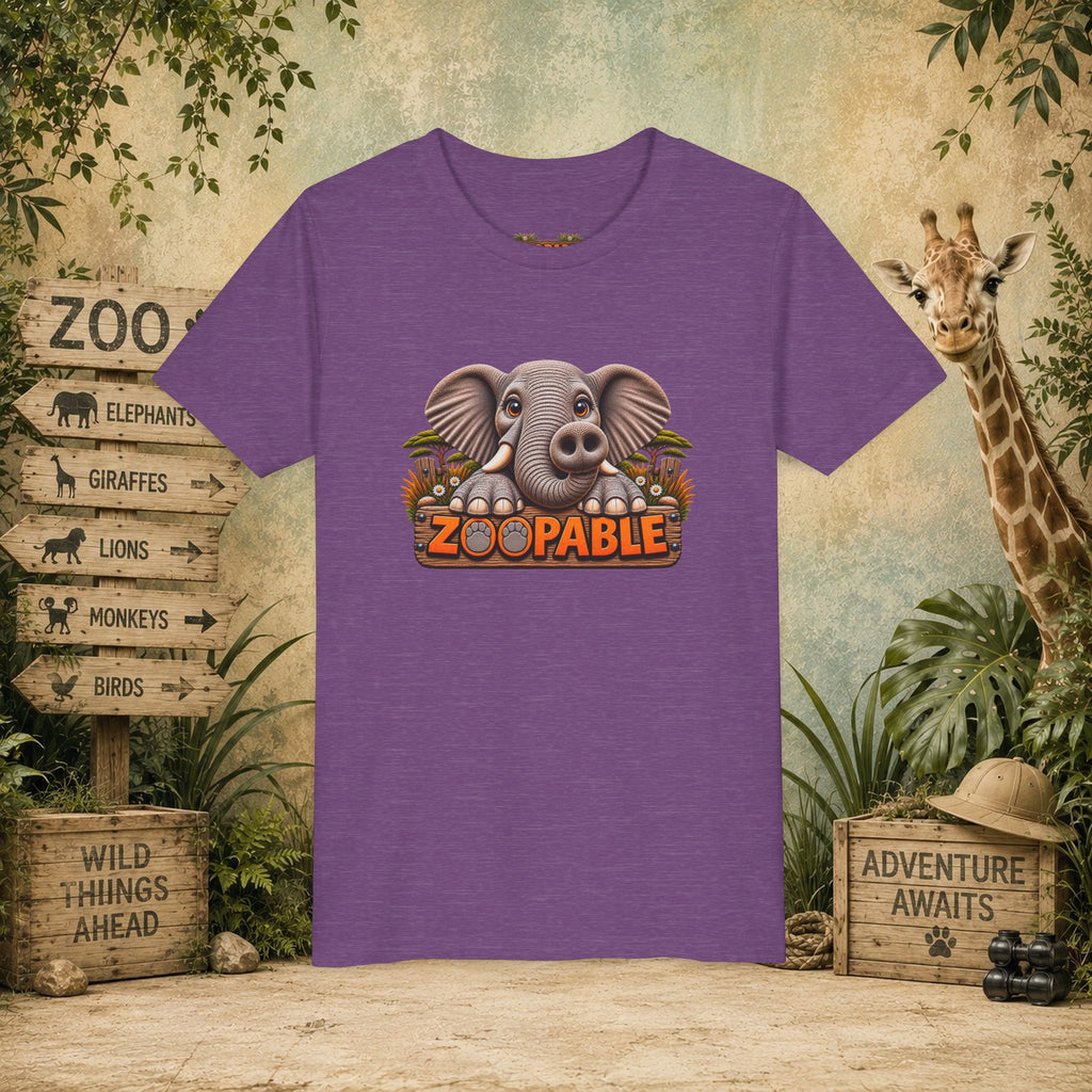 Elephant Zoopable Youth Tee