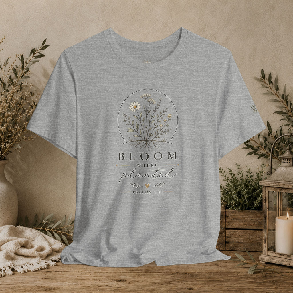 Bloom Where Planted Floral Tee