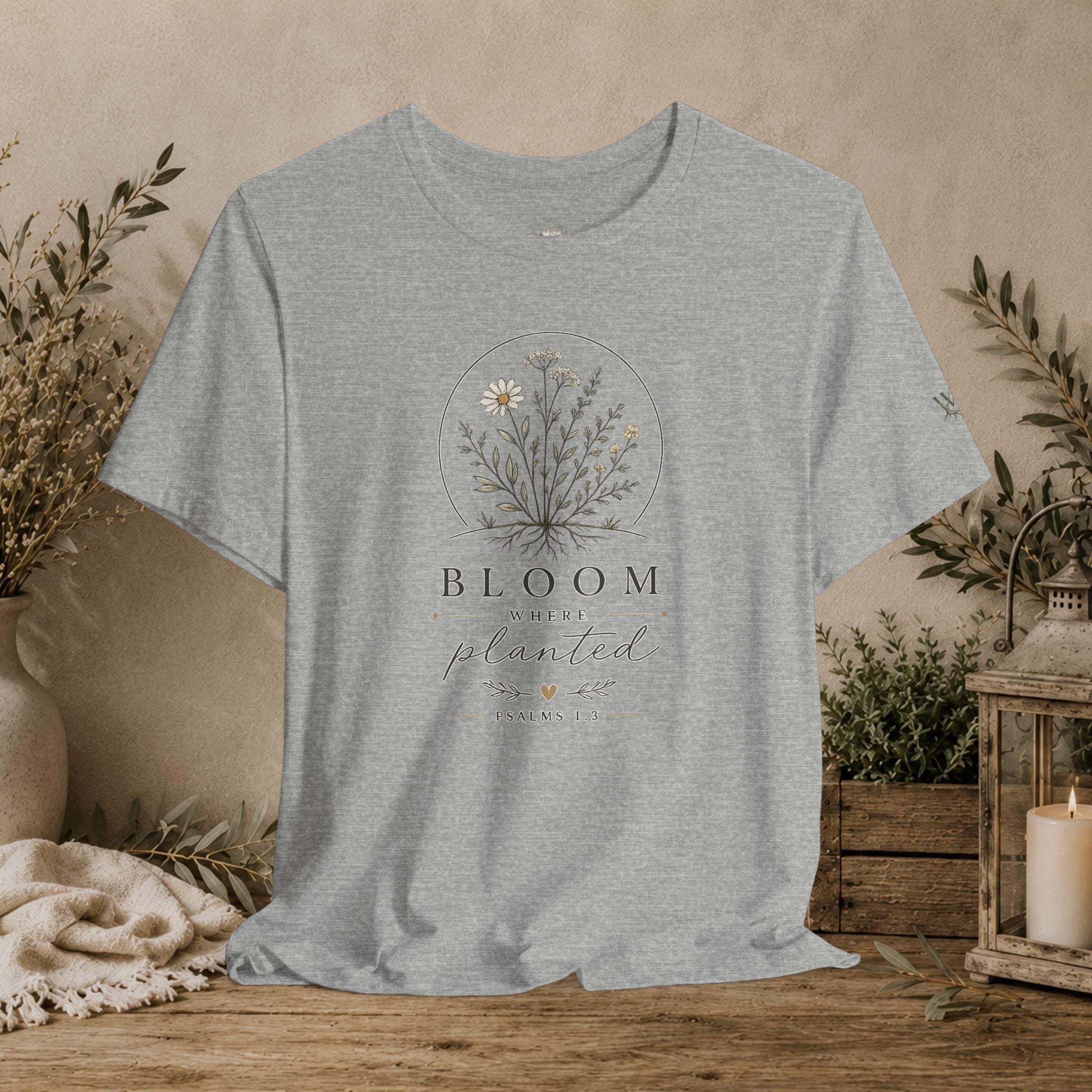 Bloom Where Planted Floral Tee