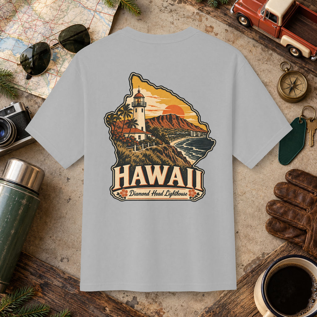Hawaii State Vintage Tee