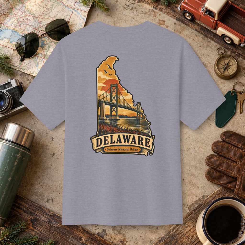 Delaware State Vintage Tee