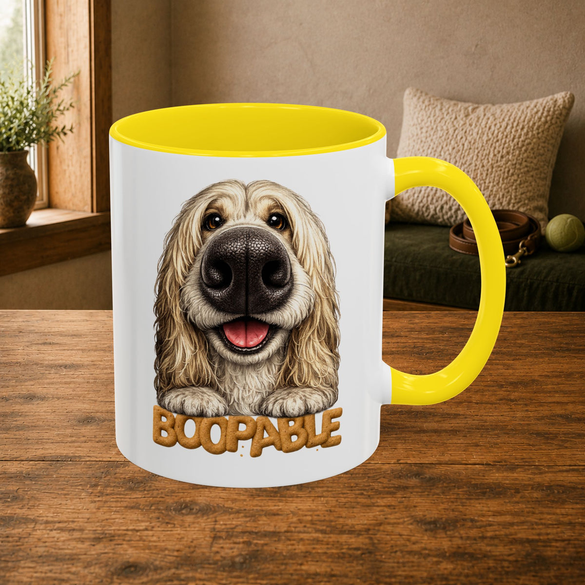 Boopable Afghan Hound — Coffee Mug 11oz