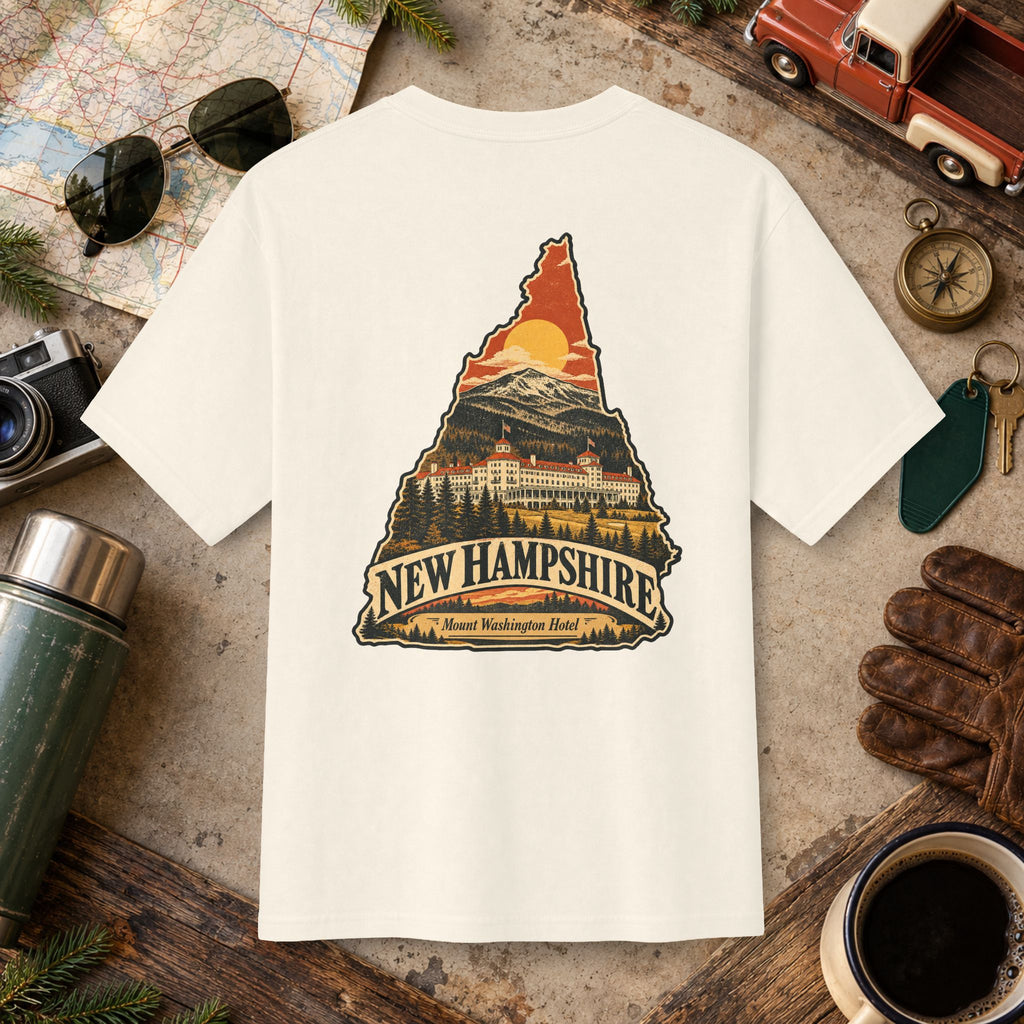 New Hampshire State Vintage Tee