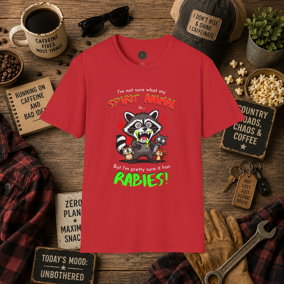 Spirit Animal Babies T-Shirt — Cute Cartoon Wildlife Graphic Tee