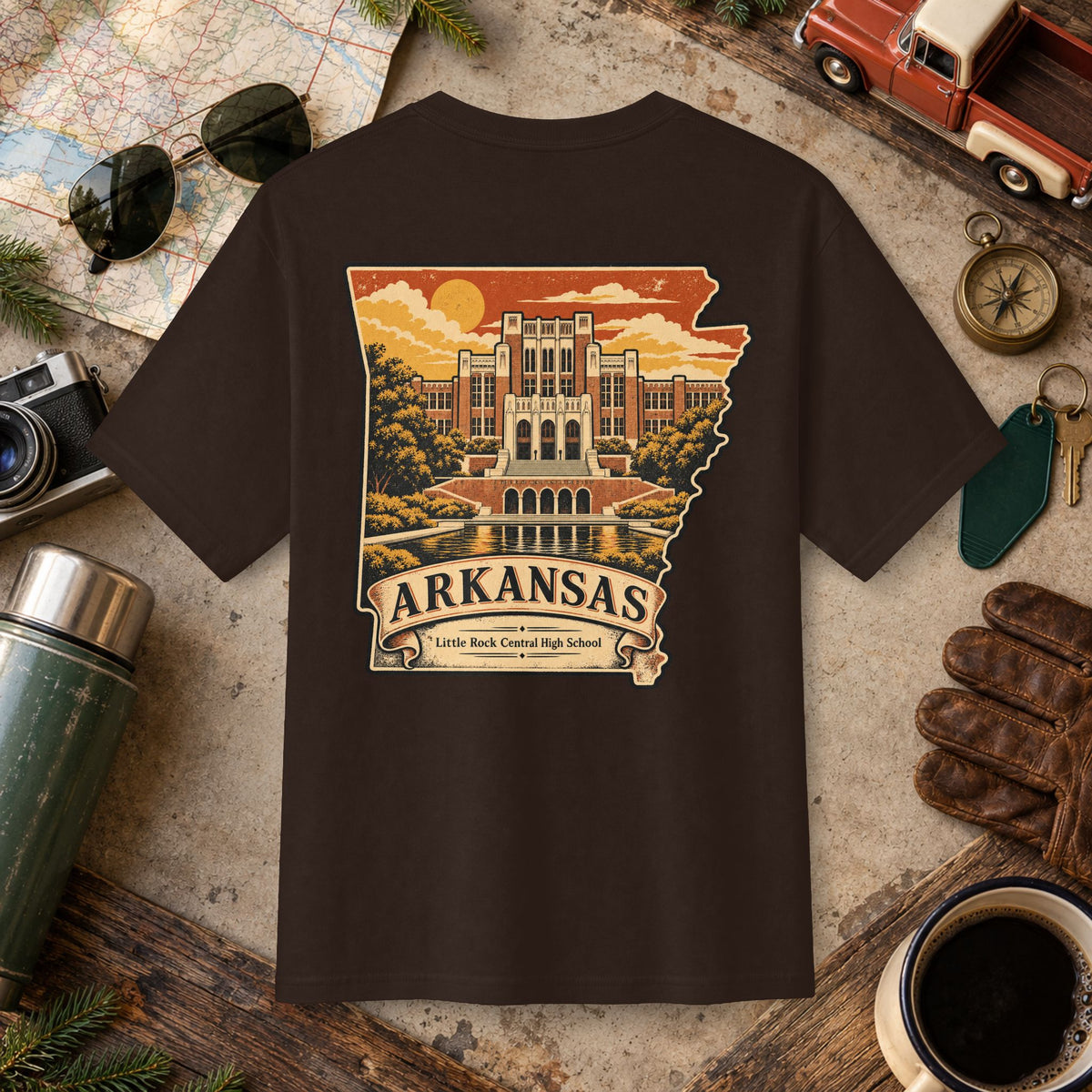 Arkansas Vintage Landscape Tee