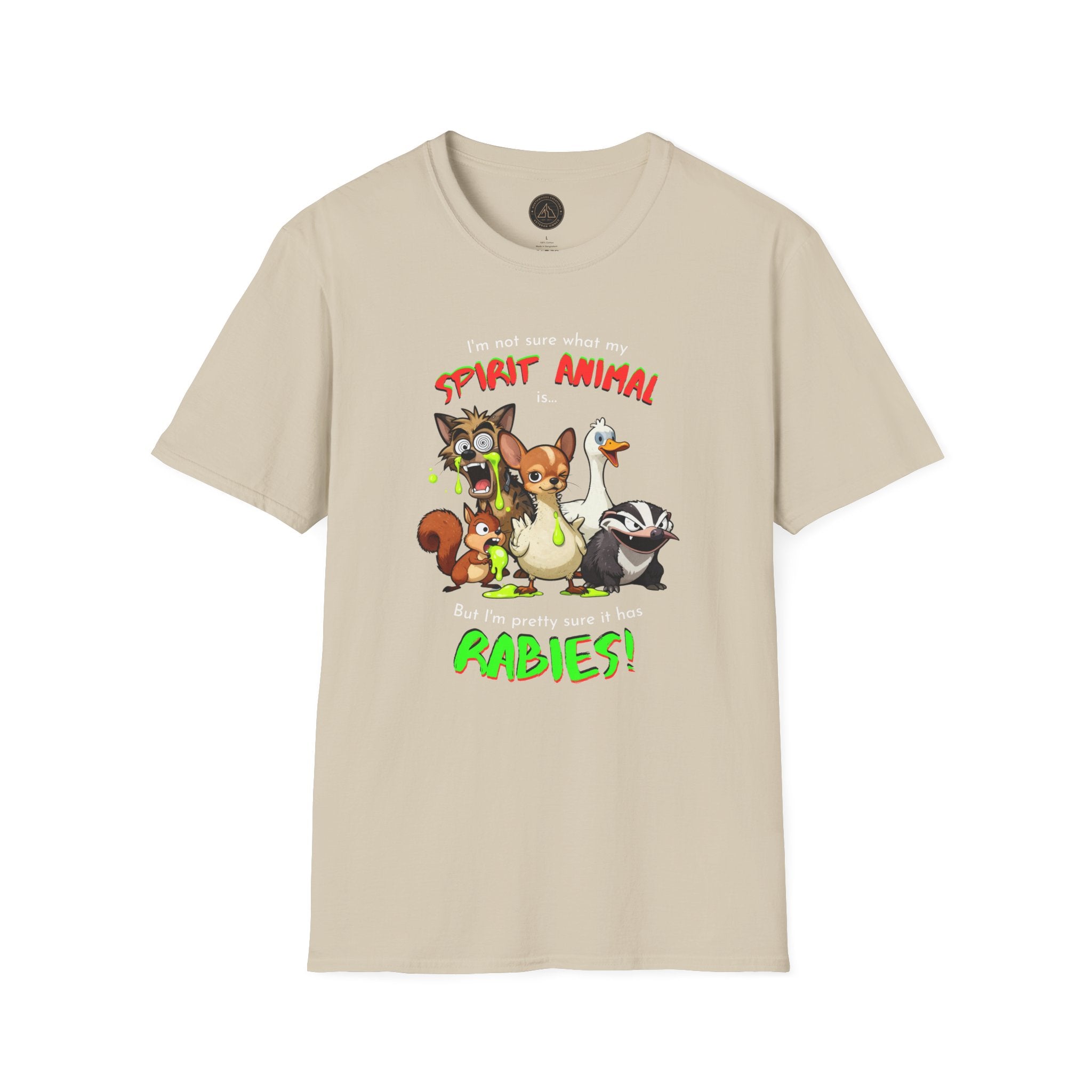 Spirit Animal T-Shirt — Mixed Up Cartoon Wildlife Graphic Tee